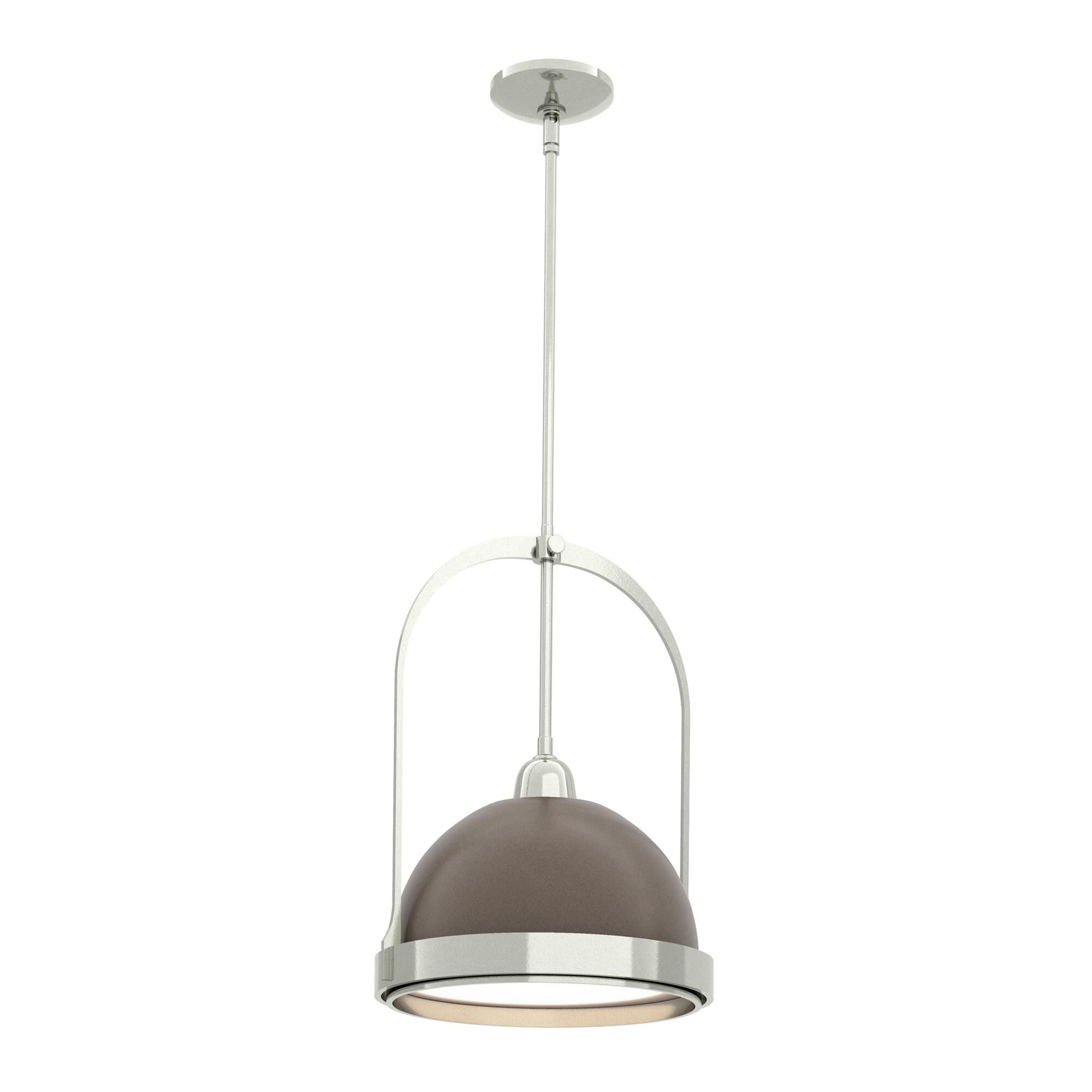 Shown in Sterling finish and Bronze accent