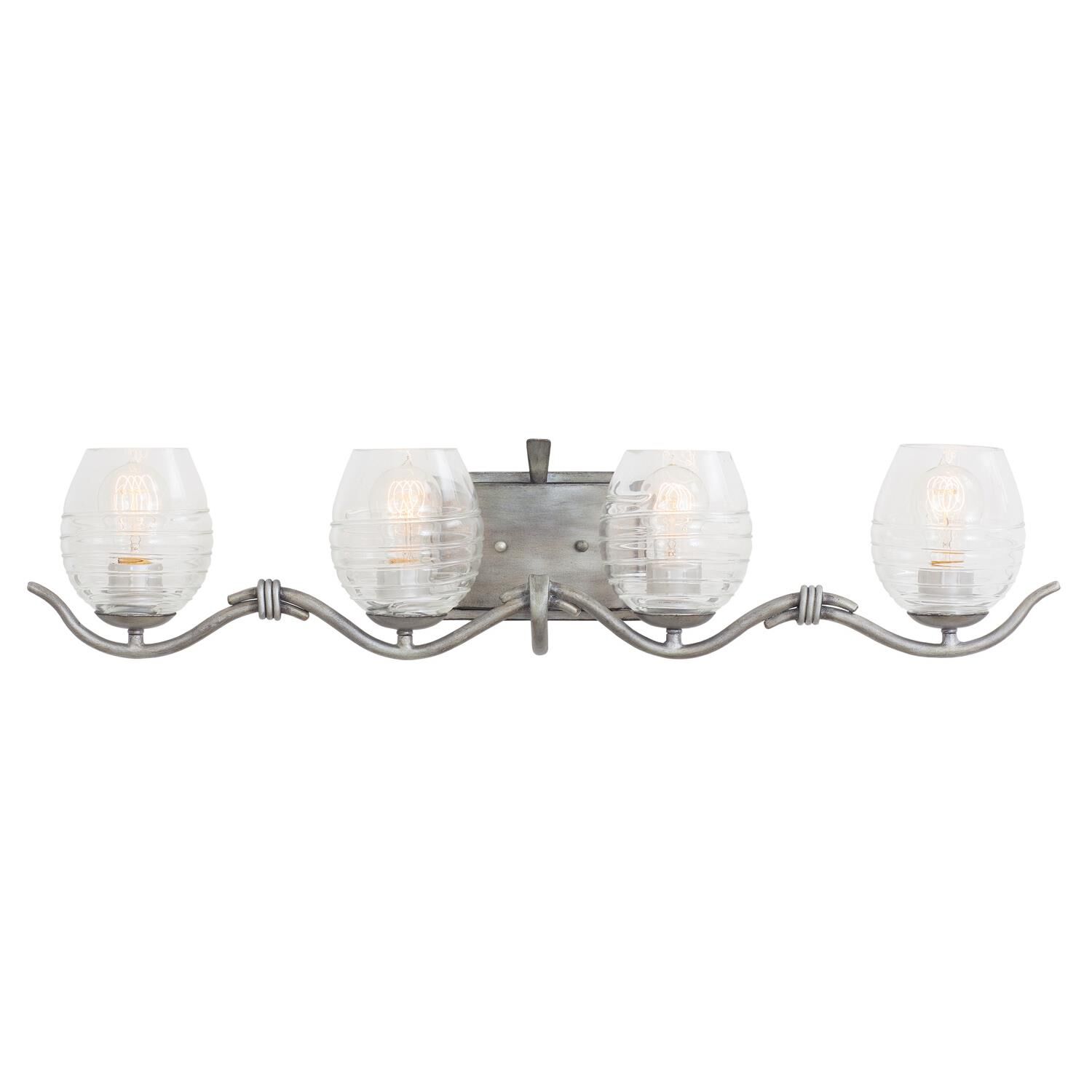 Seabrook 33 Inch 4 Light Bath Vanity Light by Kalco Lighting