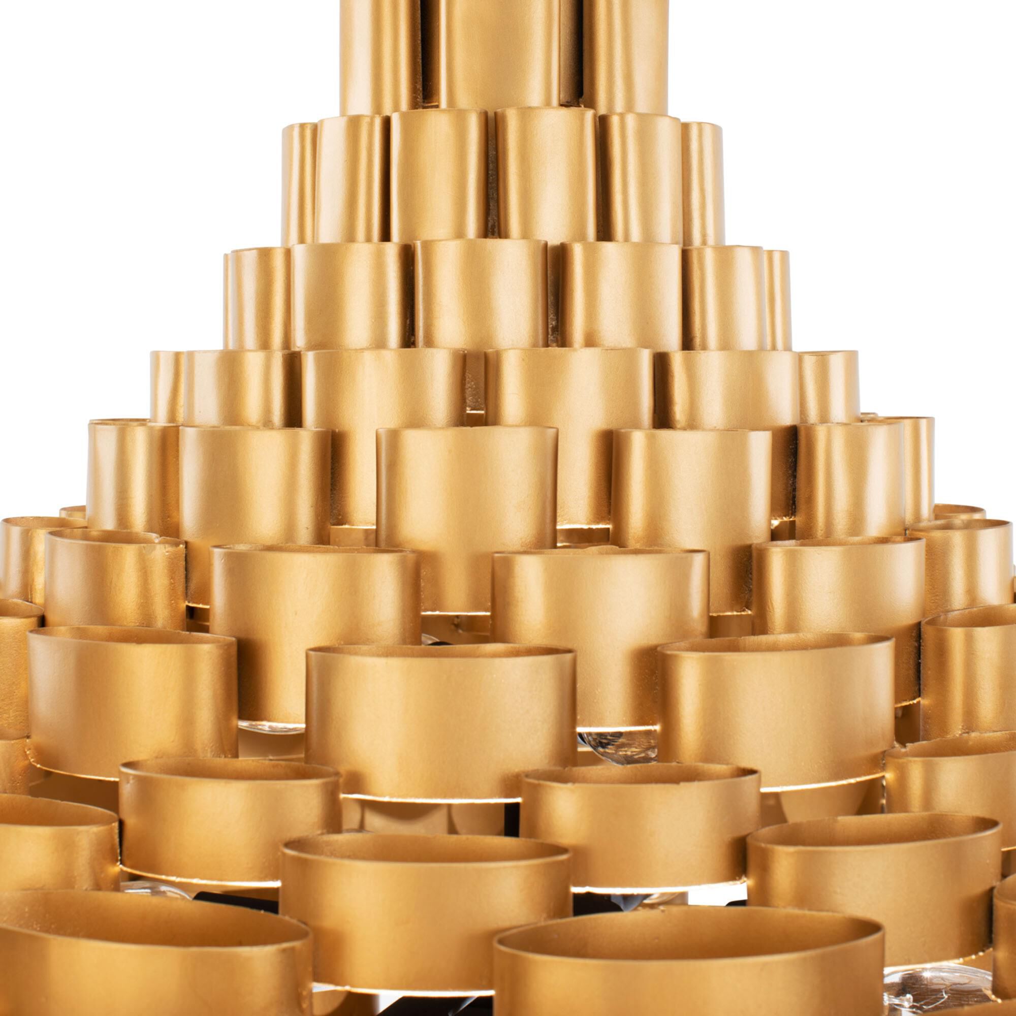 Shown in Antique Gold and Carbon Black finish