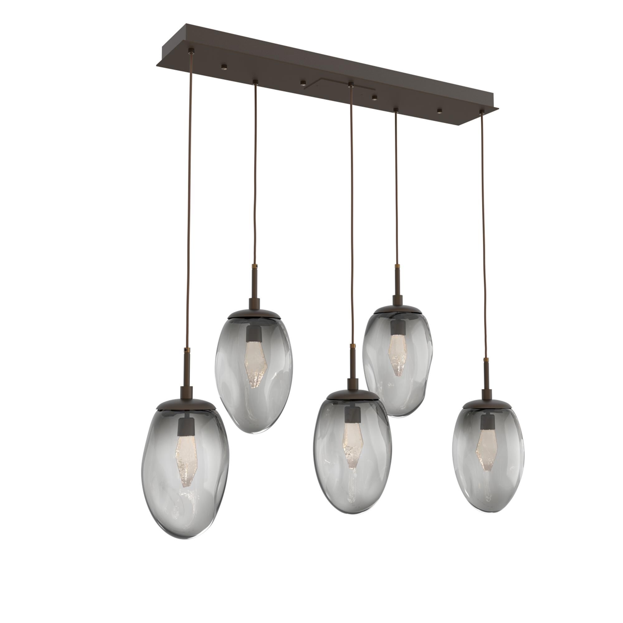 Shown in Flat Bronze finish and Geo Inner Smoke Outer glass