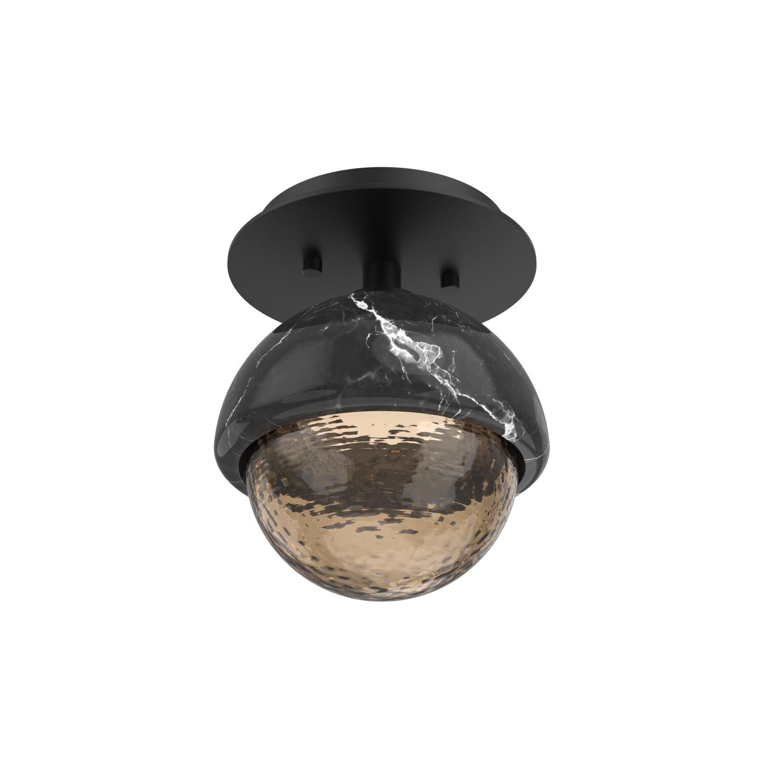 Levi Wilson Cabochon 6 Inch Flush Mount by Hammerton Studio