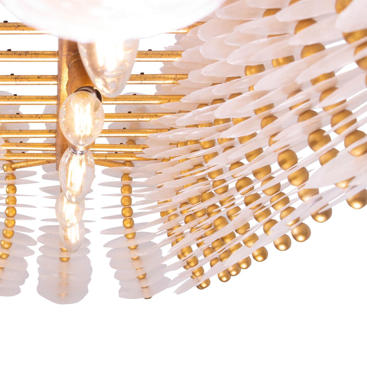 Gossamer 96 Inch Linear Suspension Light by Kalco