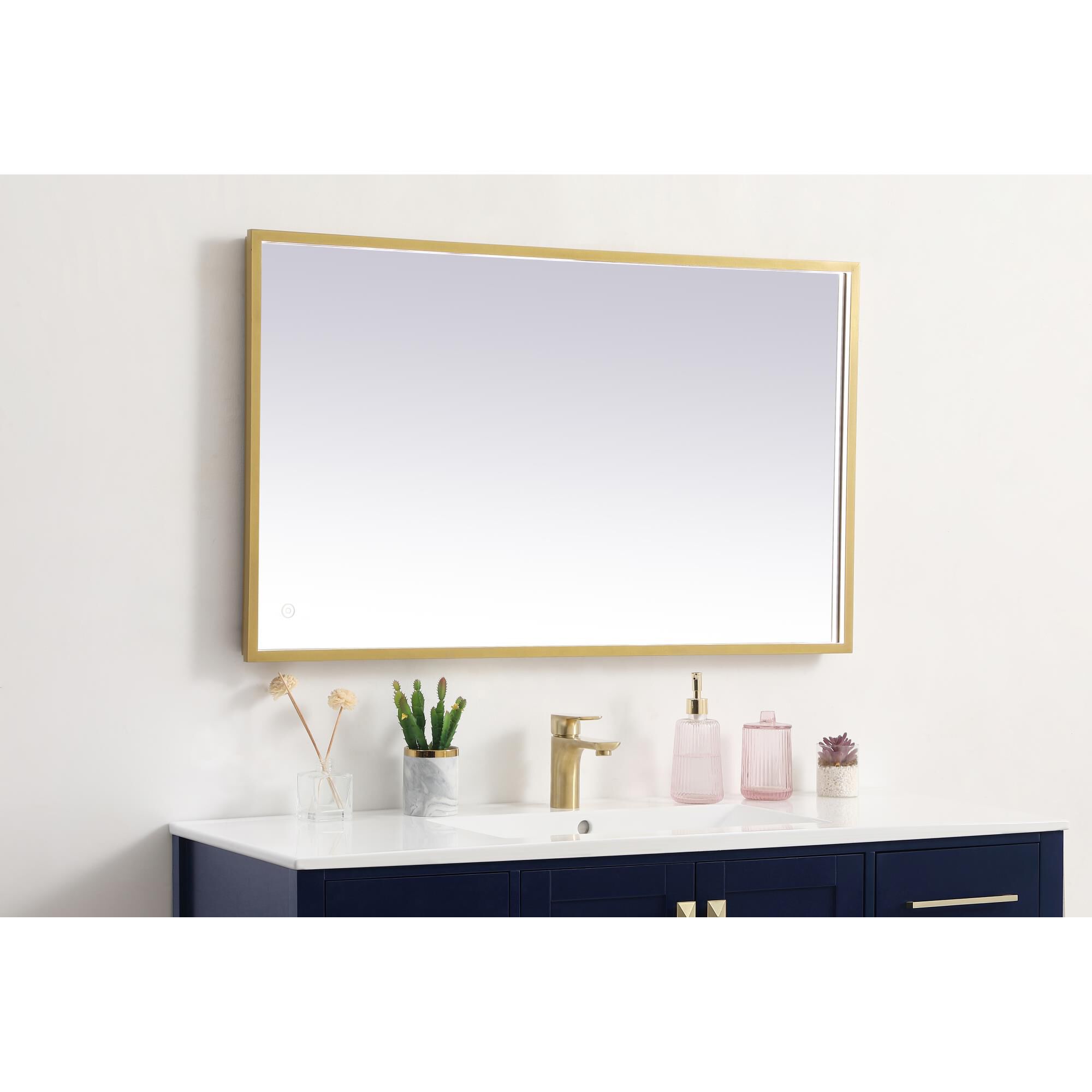 Pier LED Lighted Mirror by Elegant Decor