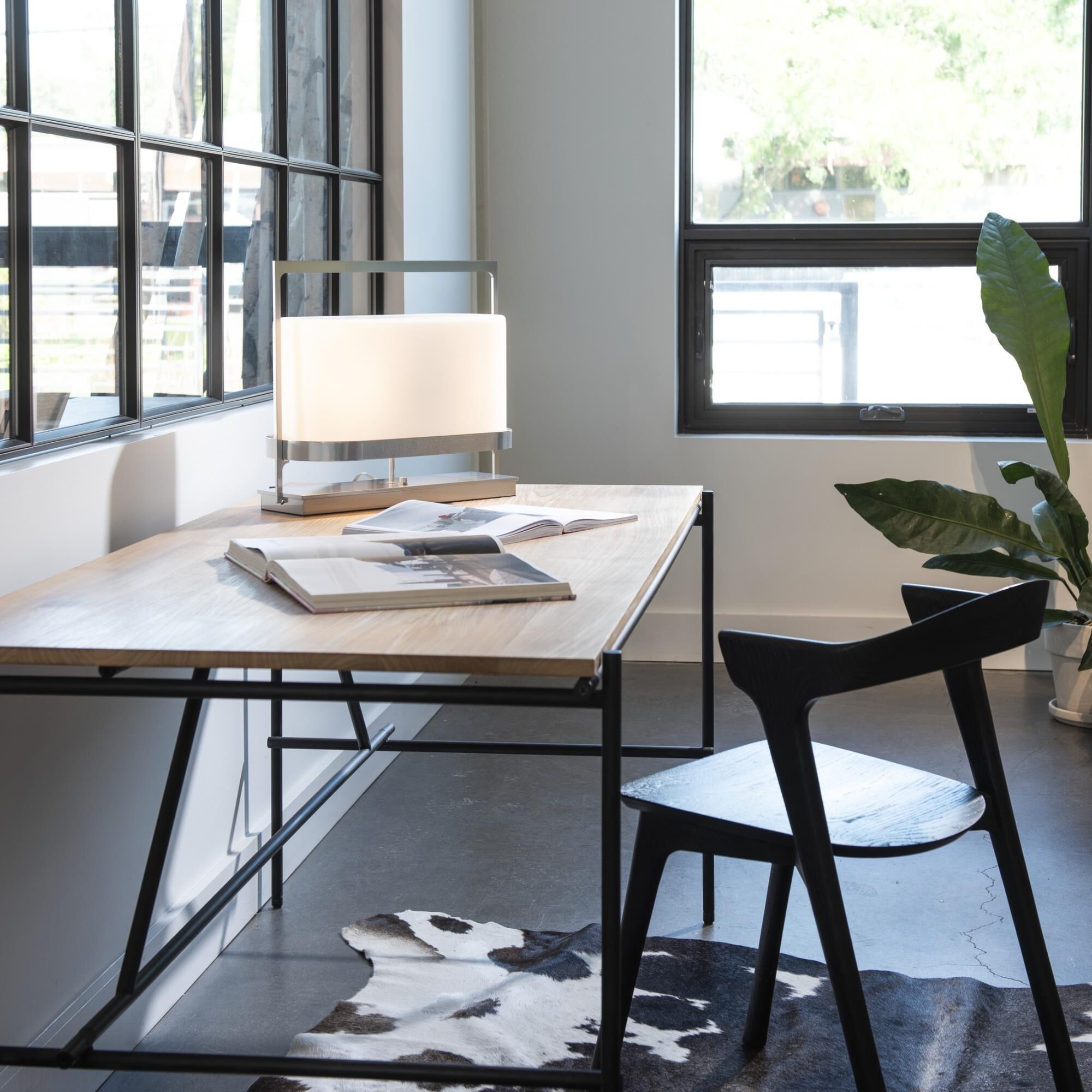 Shown in Sterling finish and Opal glass