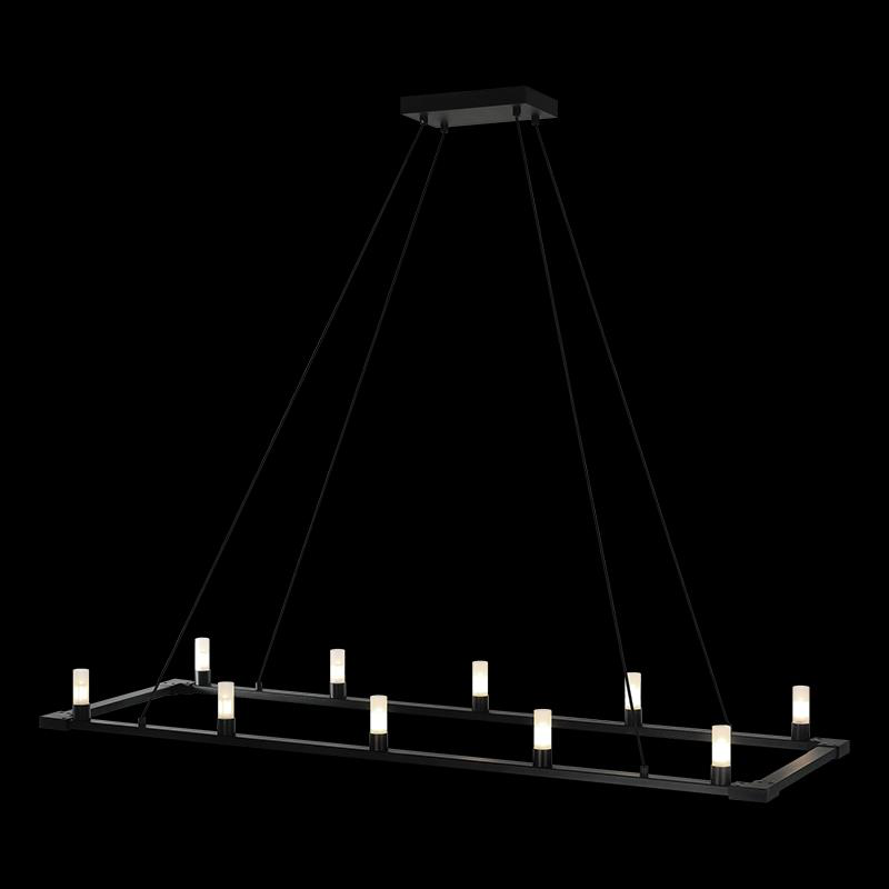 Shown in Matte Black finish and Opal glass