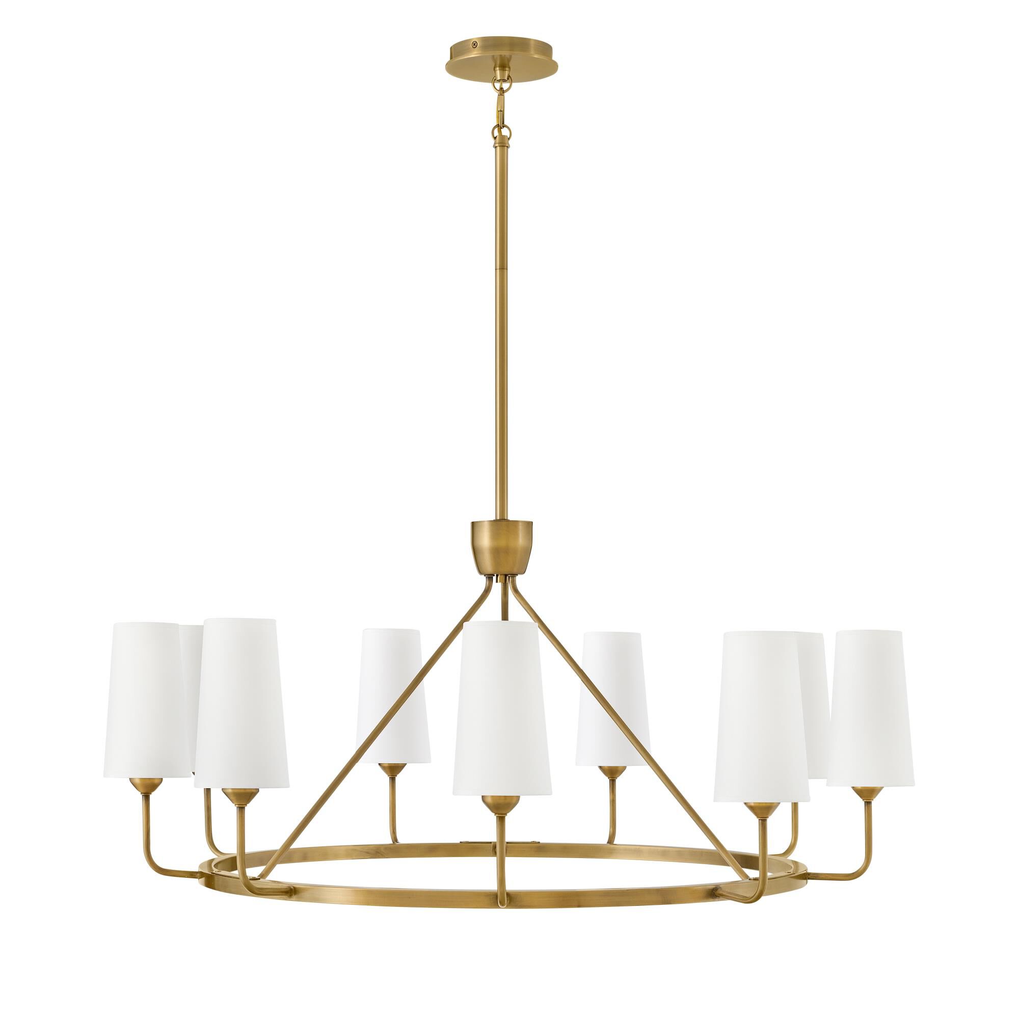 Lewis 37 Inch 9 Light LED Chandelier by Hinkley Lighting