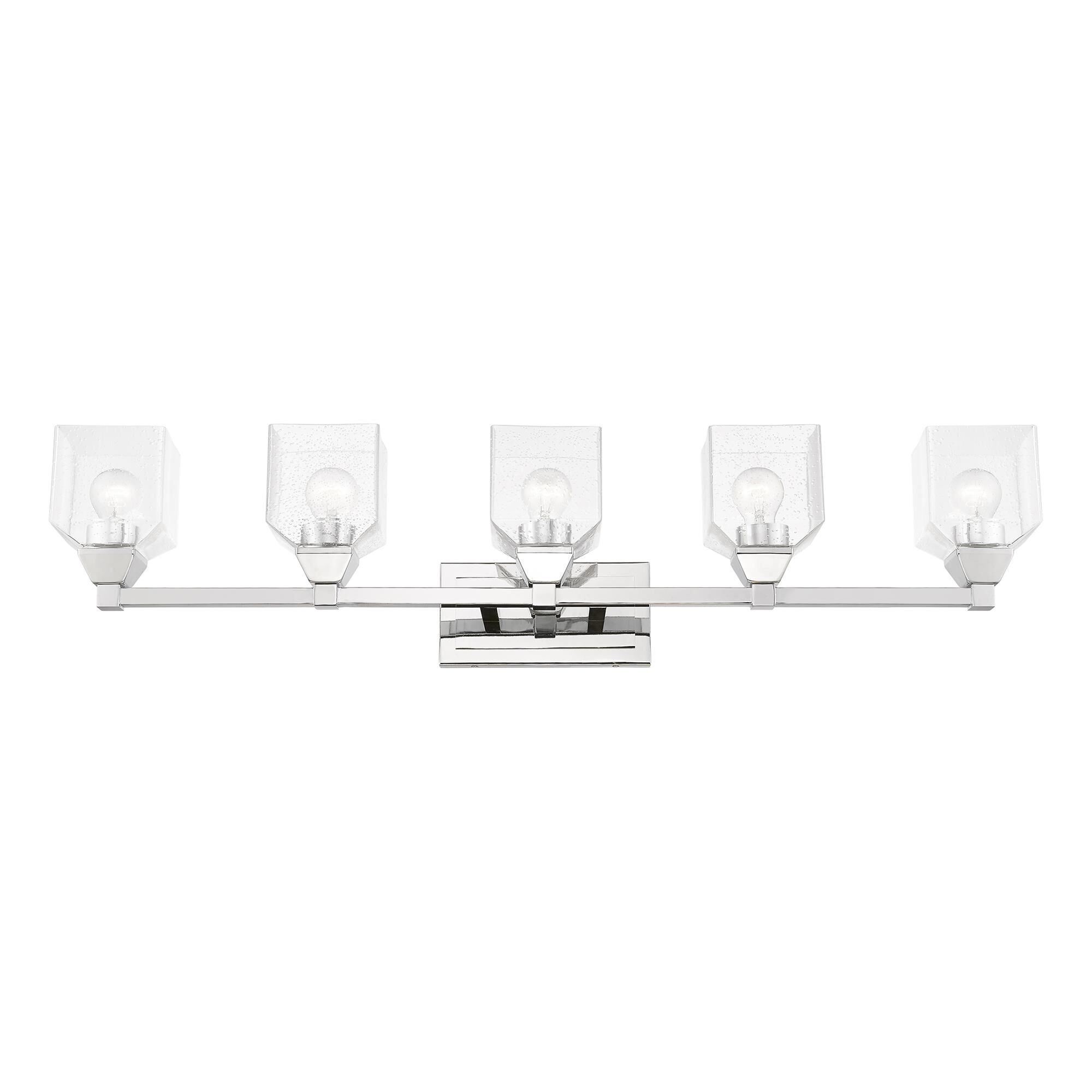 Aragon 42 Inch 5 Light Bath Vanity Light by Livex Lighting