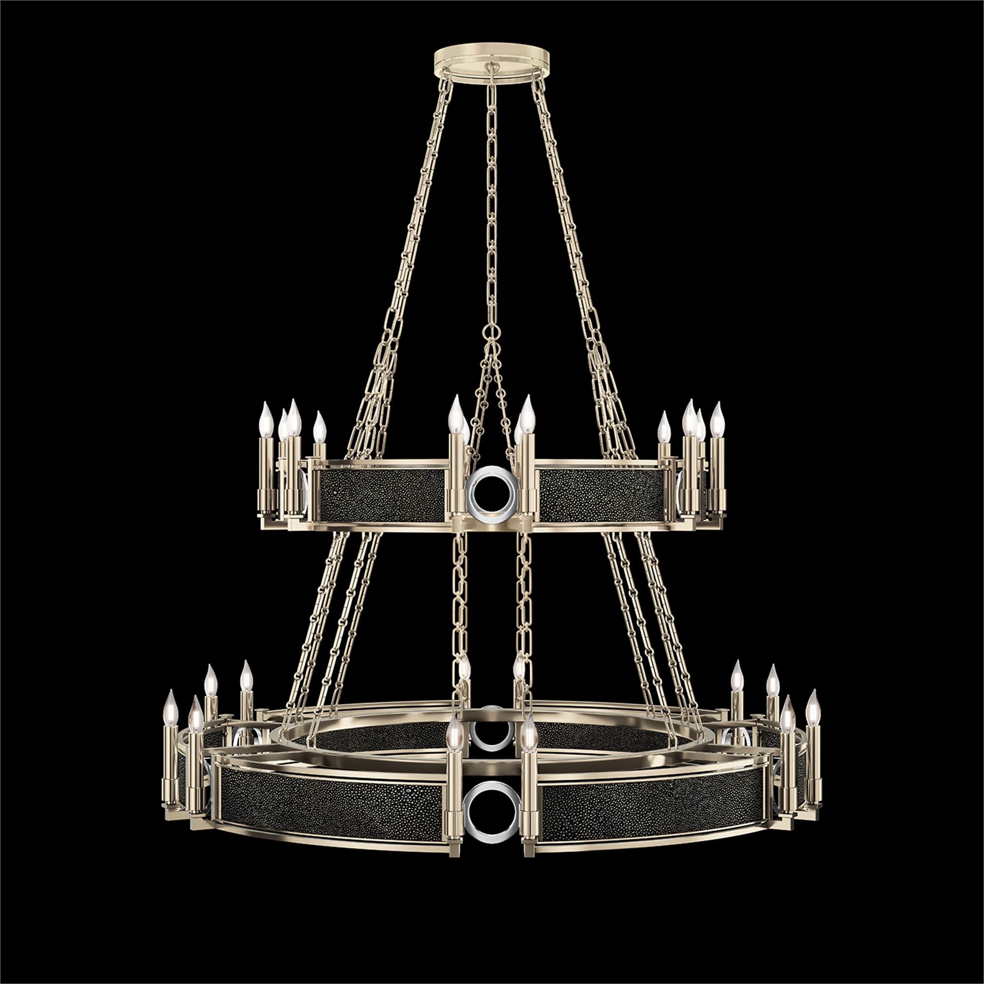 Shown in Champagne and Nickel  finish and Black Knight accent