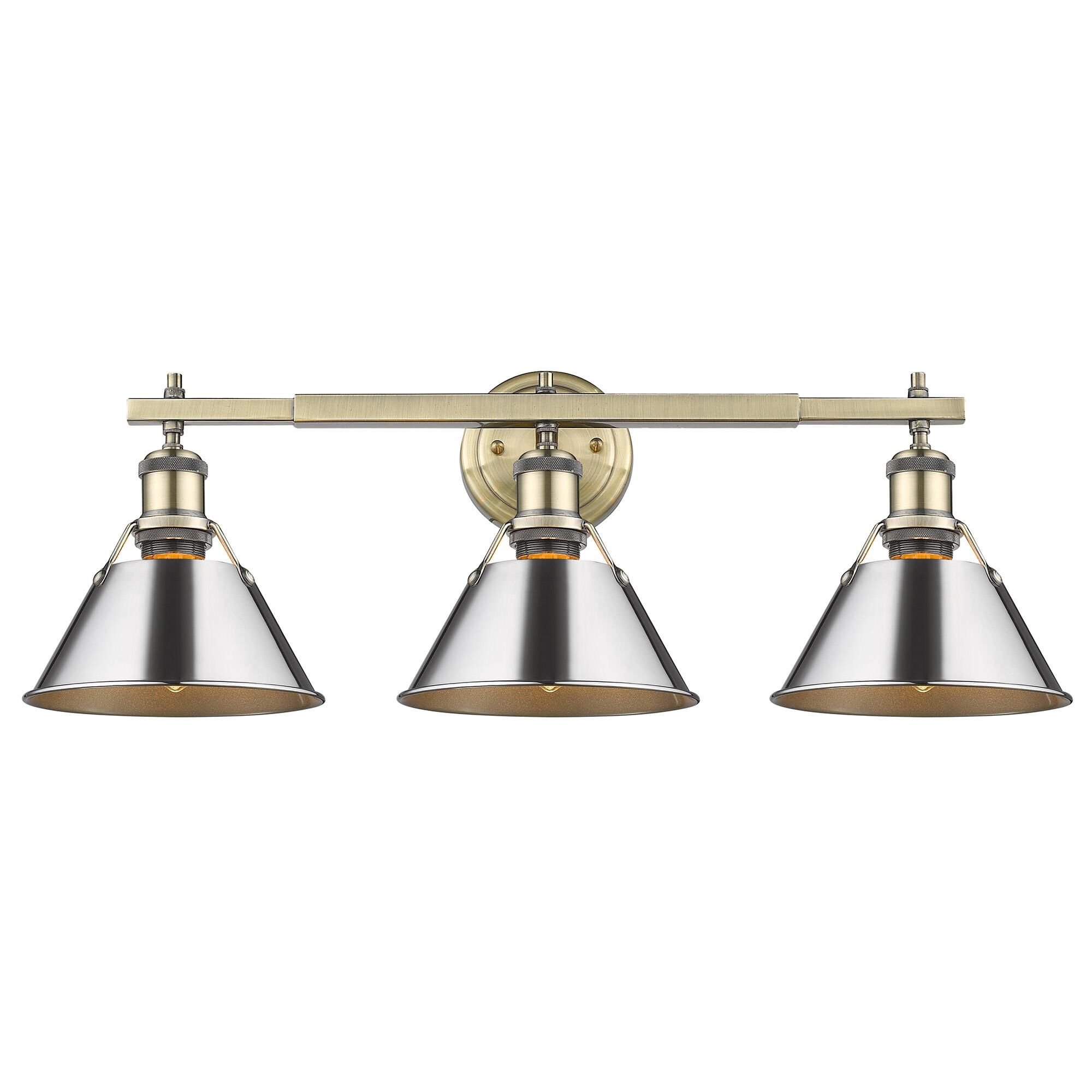 Orwell 27 Inch Bath Vanity Light by Golden Lighting