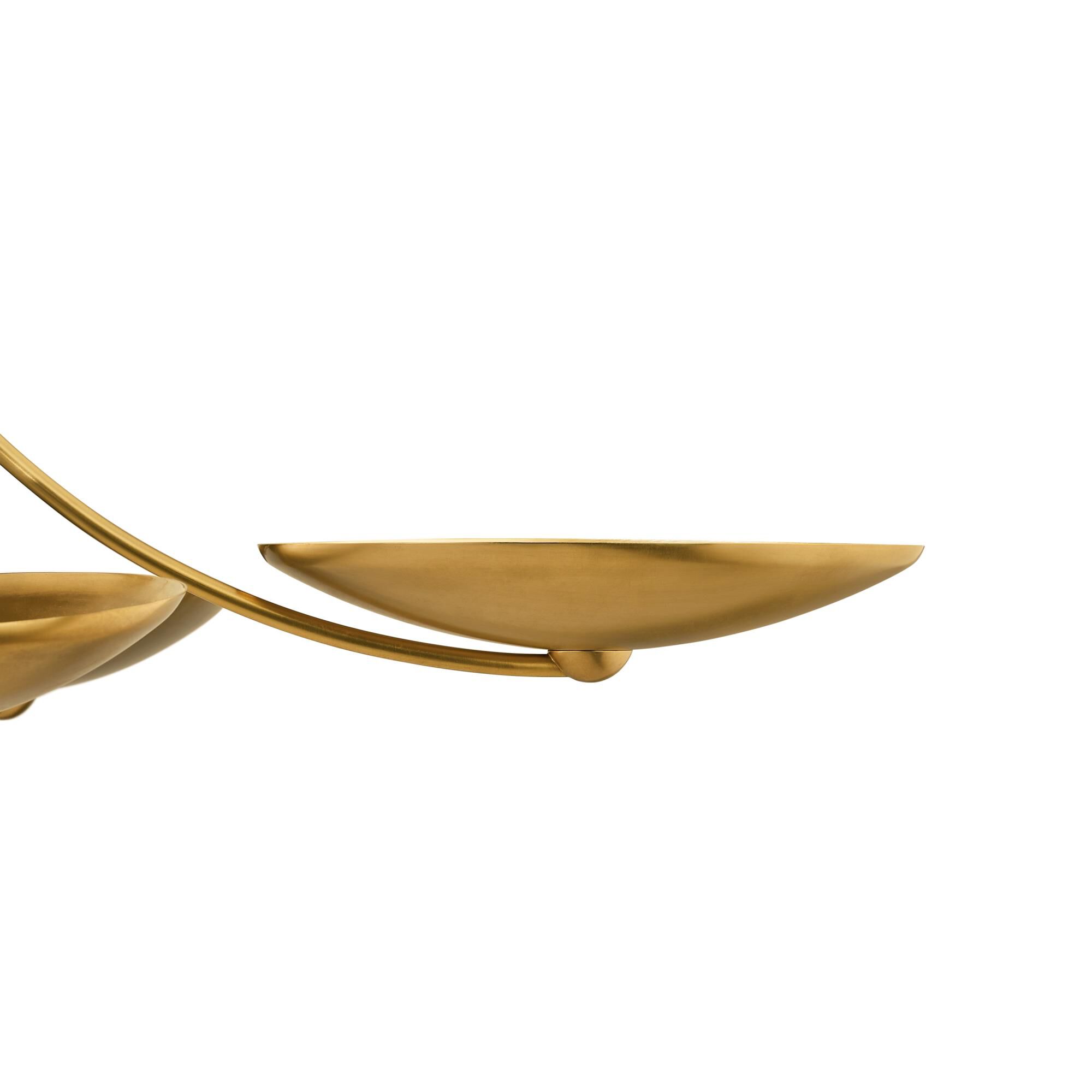 Shown in Lacquered Brass finish and Lacquered Brass shade