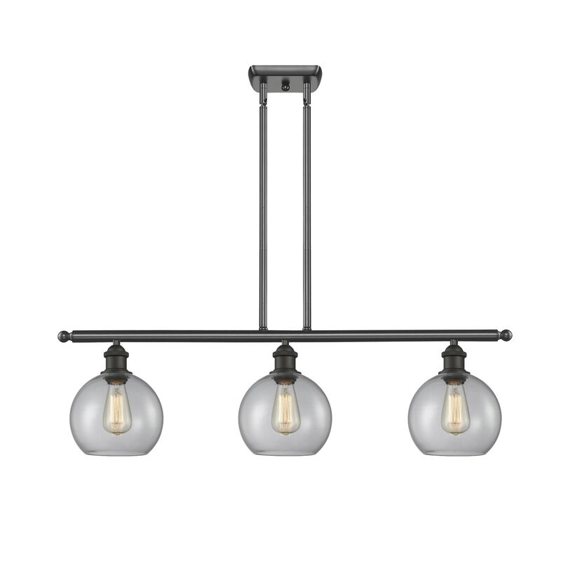 Bruno Marashlian Athens 36 Inch 3 Light Linear Suspension Light by Innovations Lighting