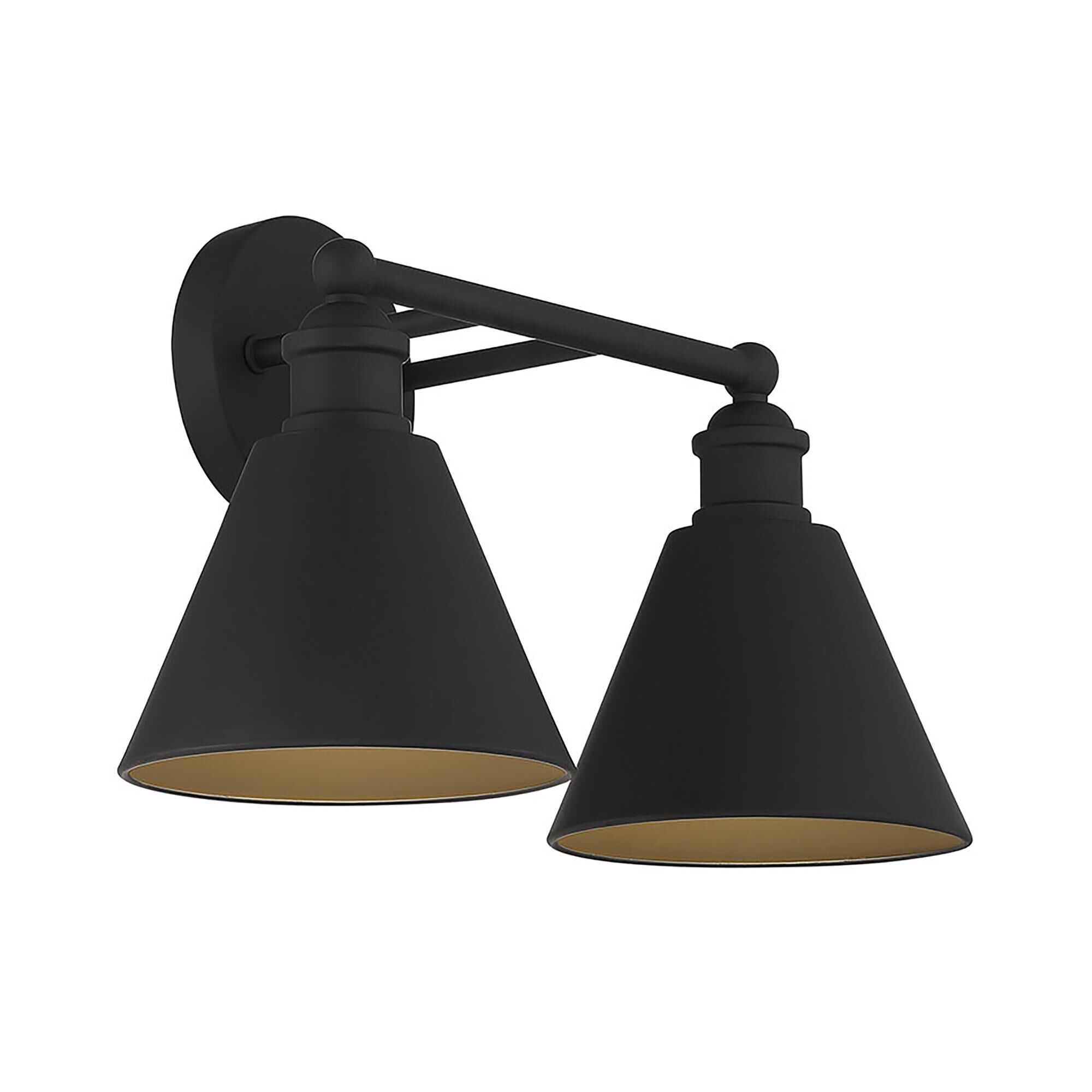 Shown in Matte Black finish and Matte Black Metal shade