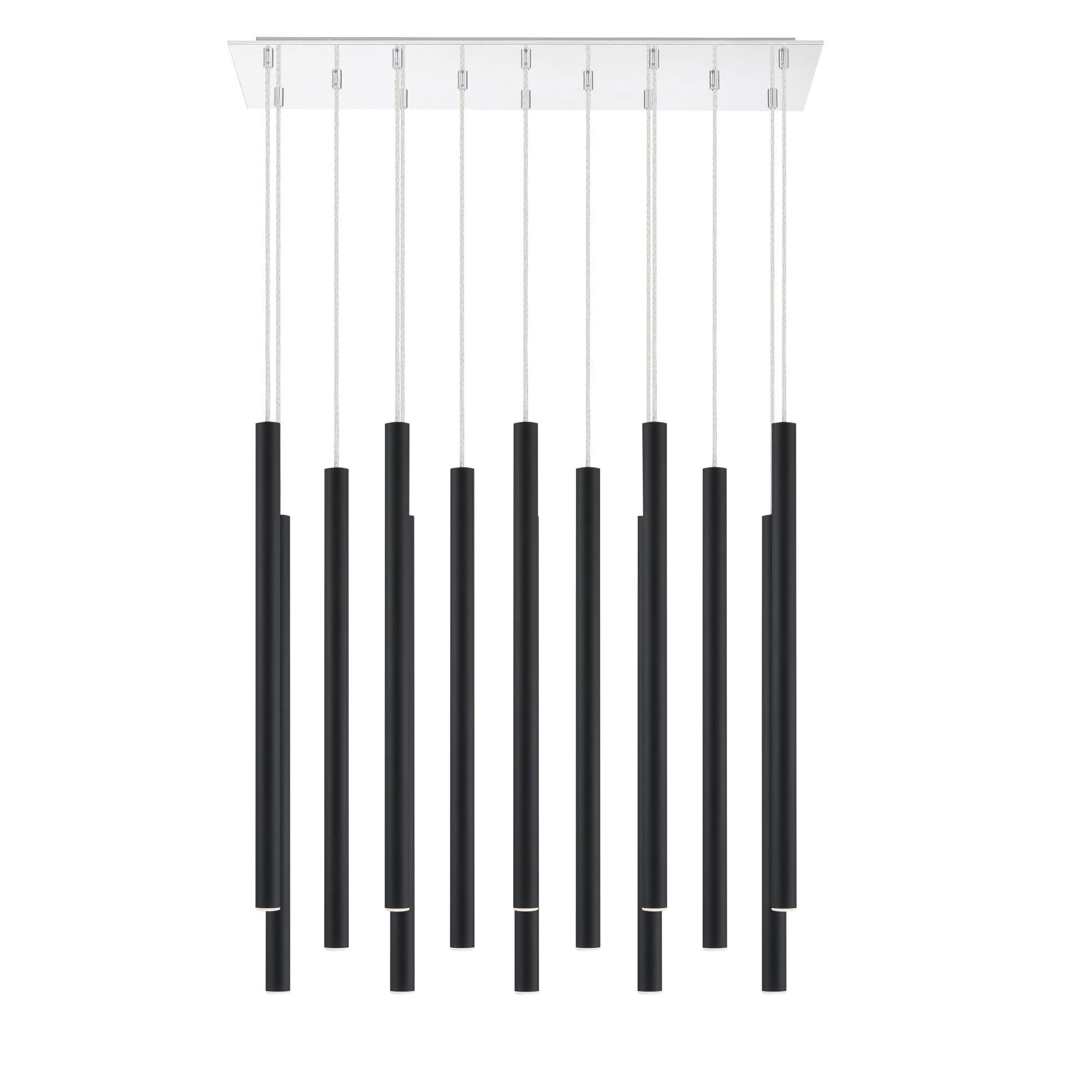 Forest 32 Inch 14 Light LED Linear Suspension Light by Z-Lite