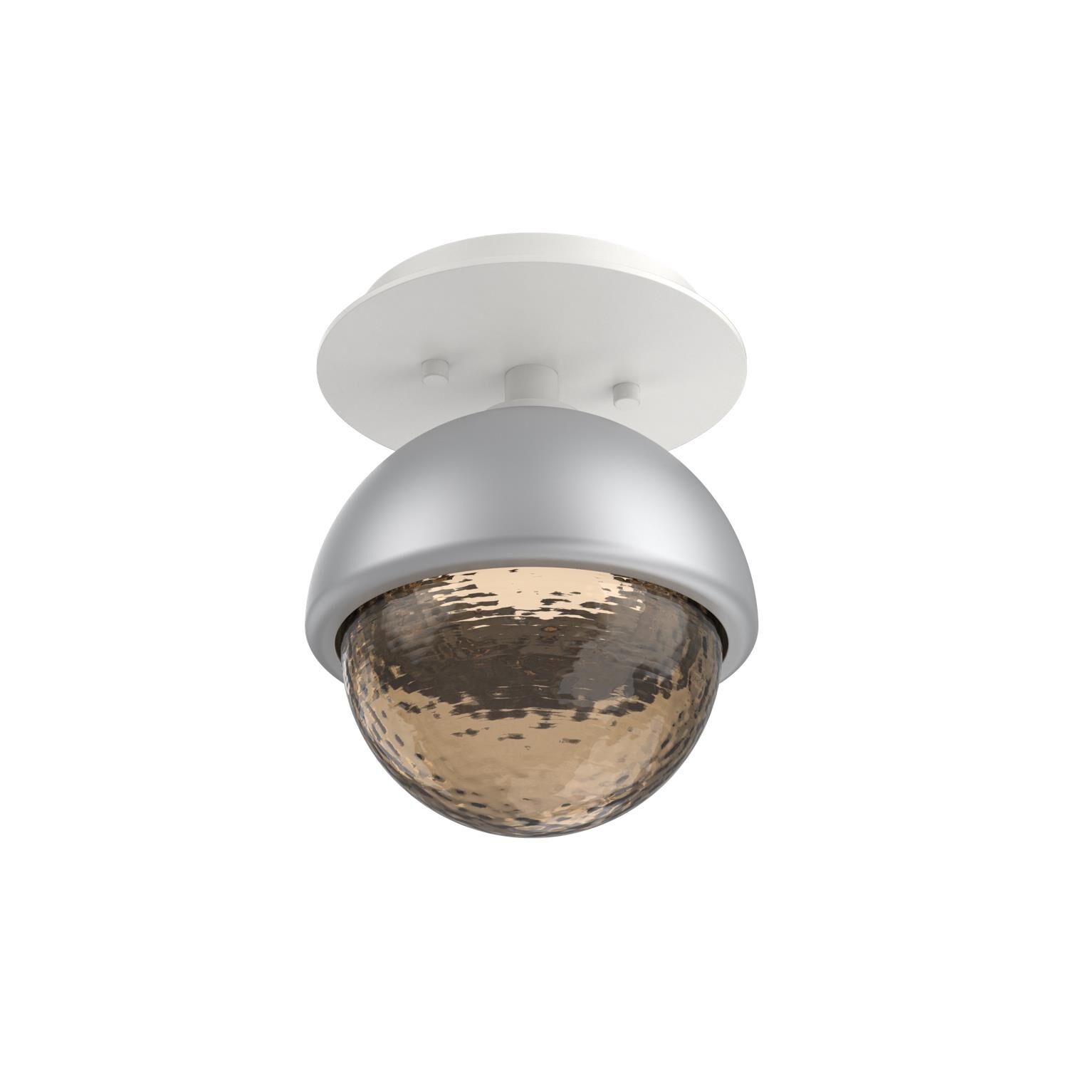 Shown in Salt White finish and Bronze glass and Classic Silver accent