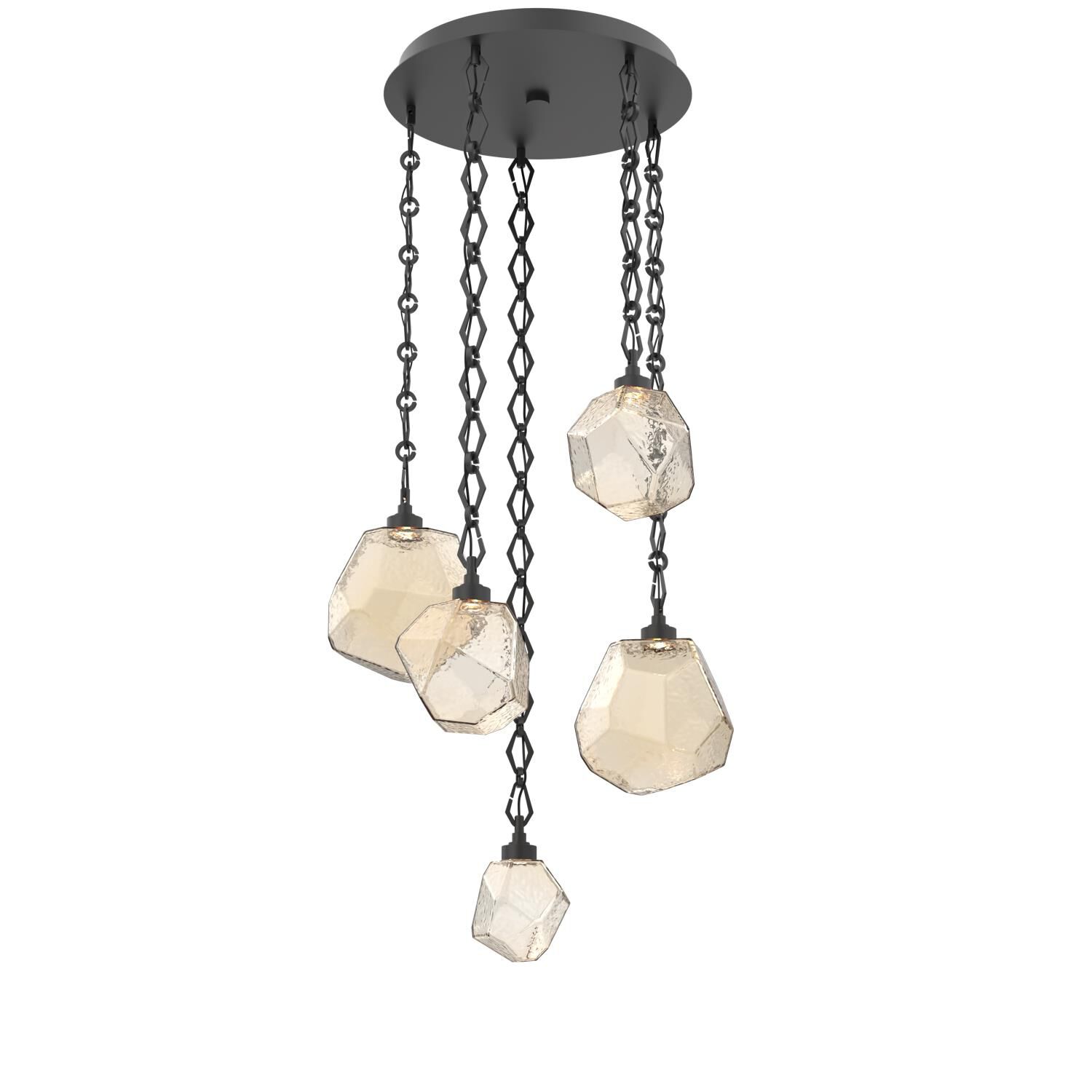 Levi Wilson Gem 23 Inch Multi Light Pendant by Hammerton Studio