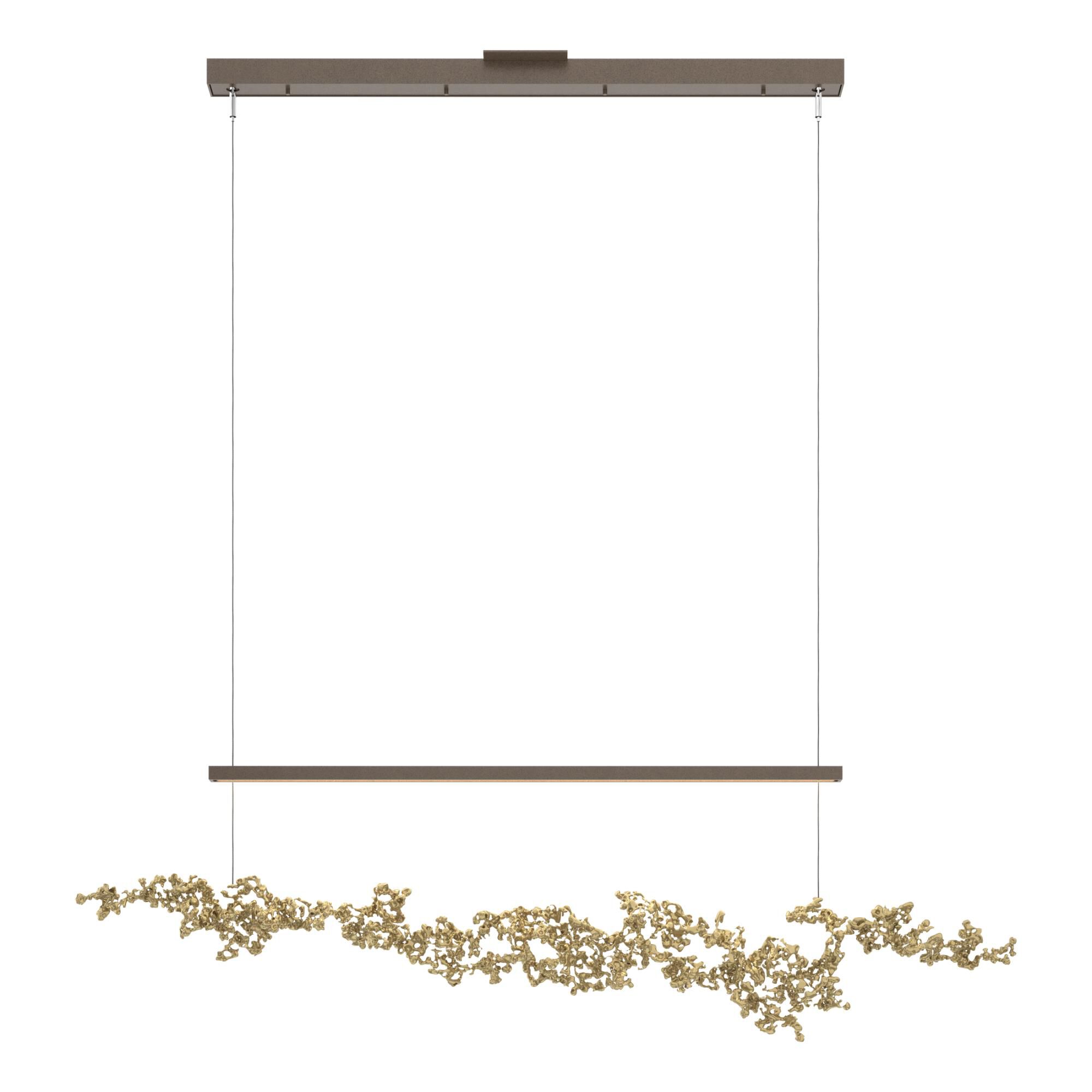Shown in Bronze finish and Modern Brass Aluminum shade