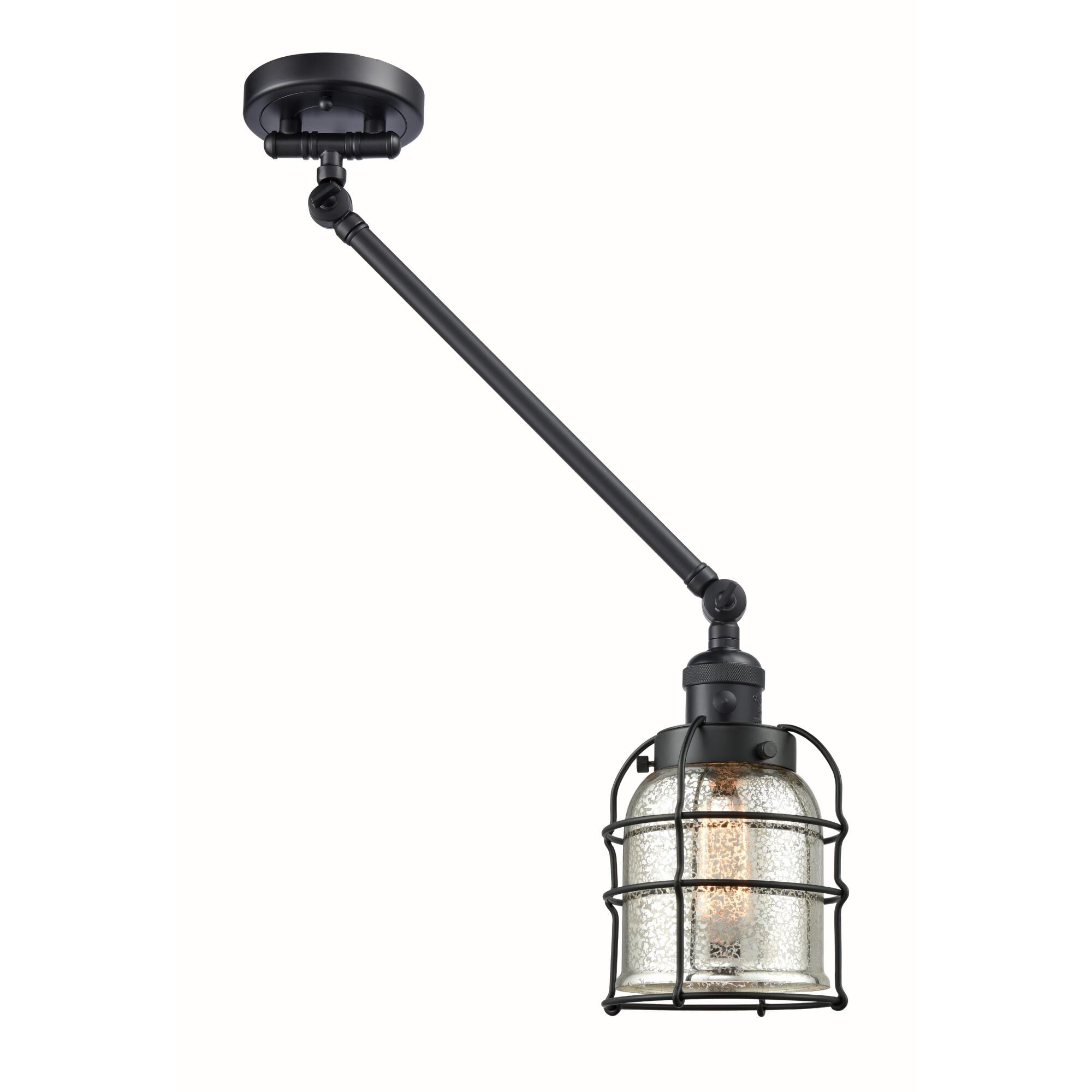 Bruno Marashlian Bell Cage Wall Swing Lamp by Innovations Lighting