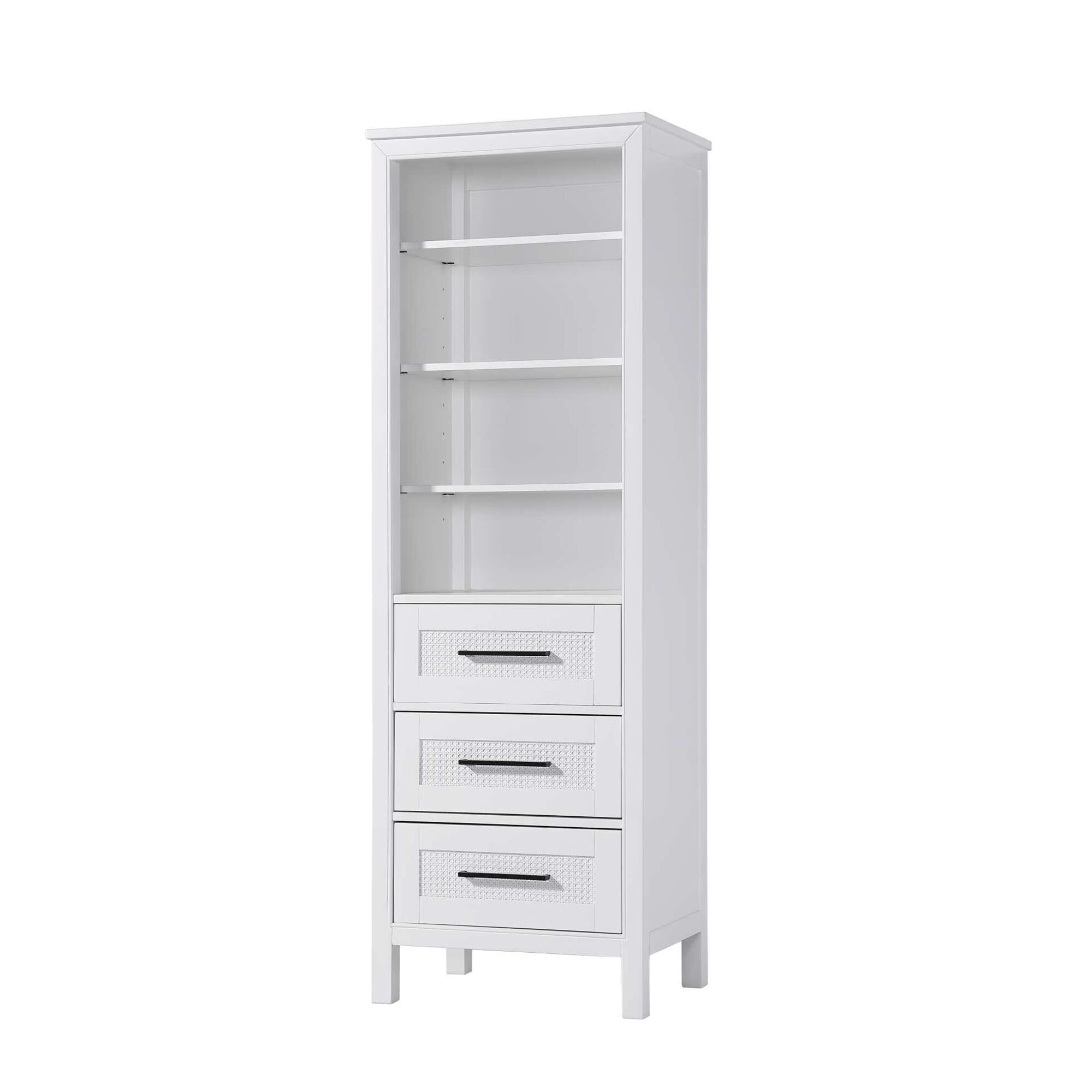 Shown in White finish