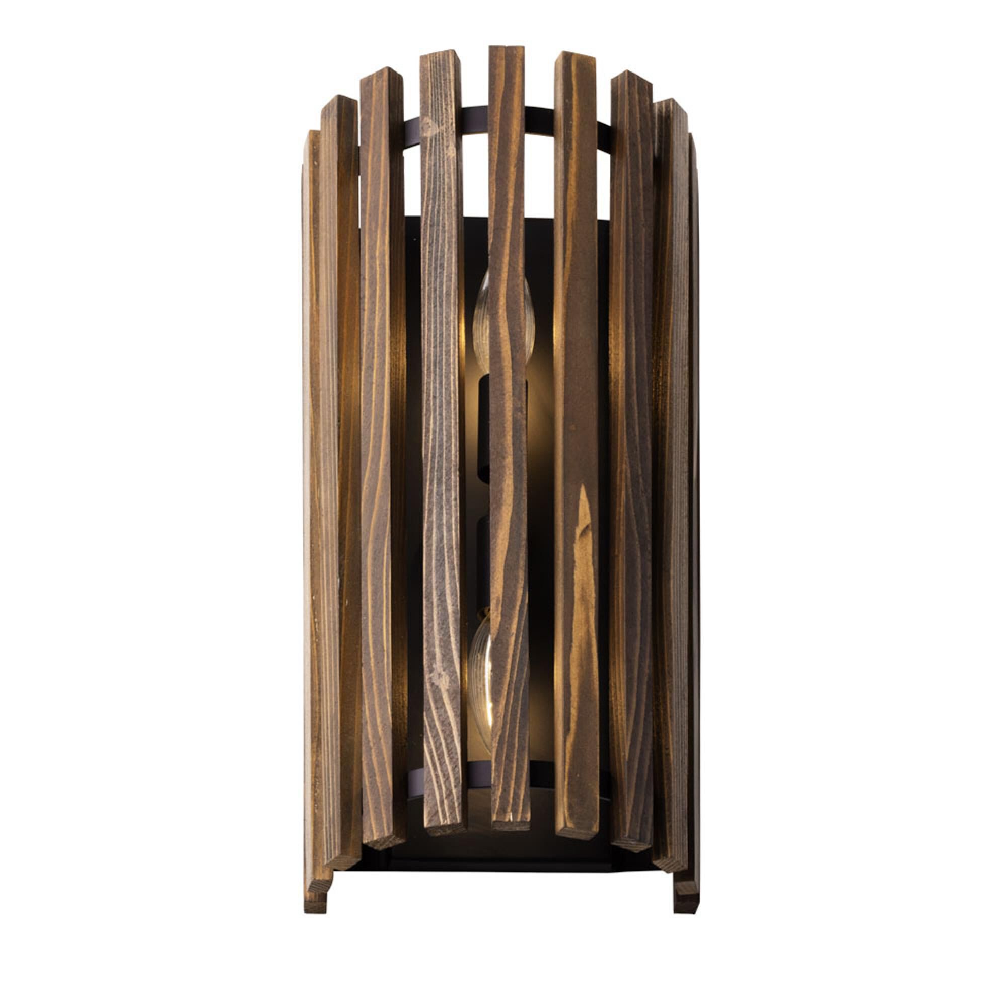 Shown in Matte Black/Medium Walnut finish