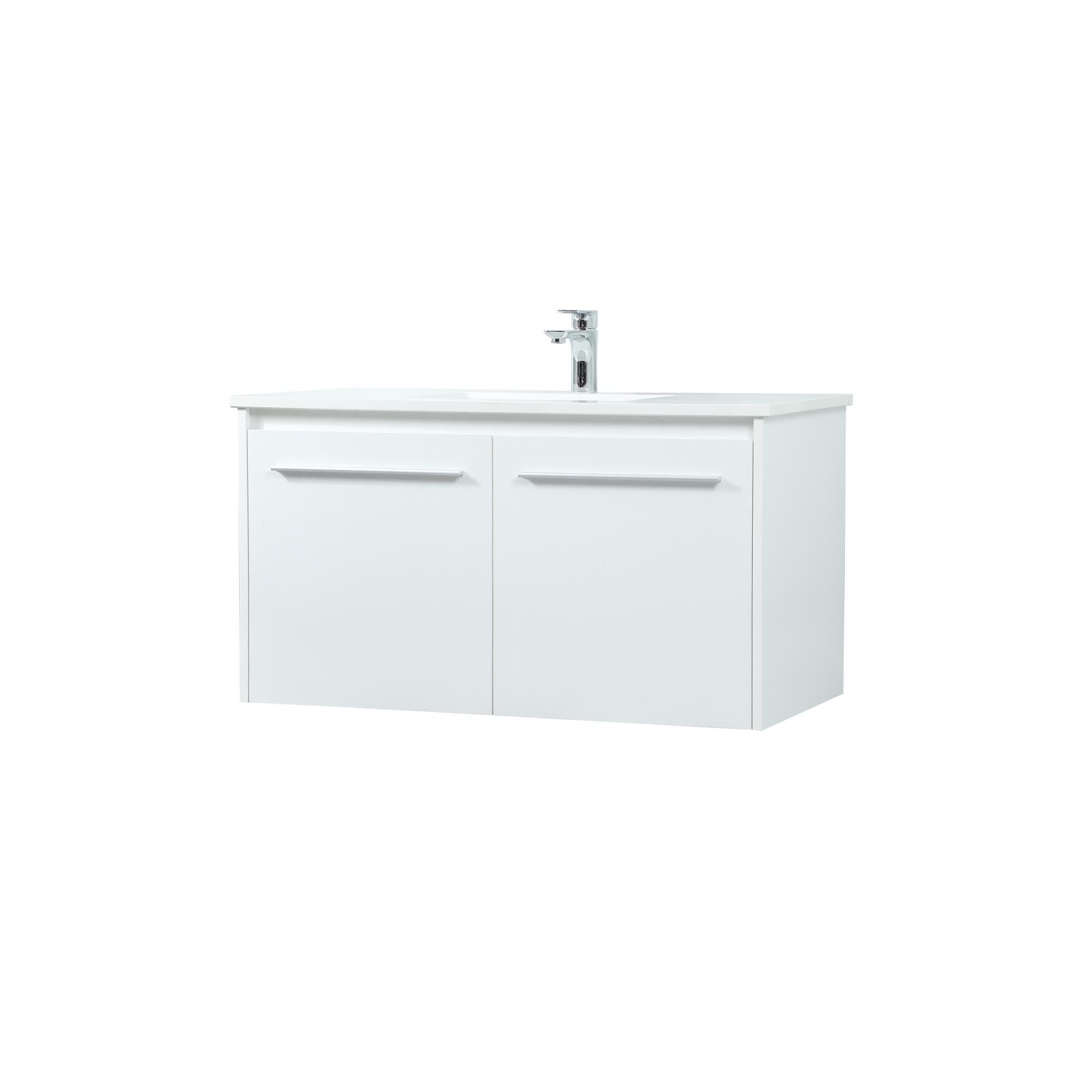 Shown in White finish