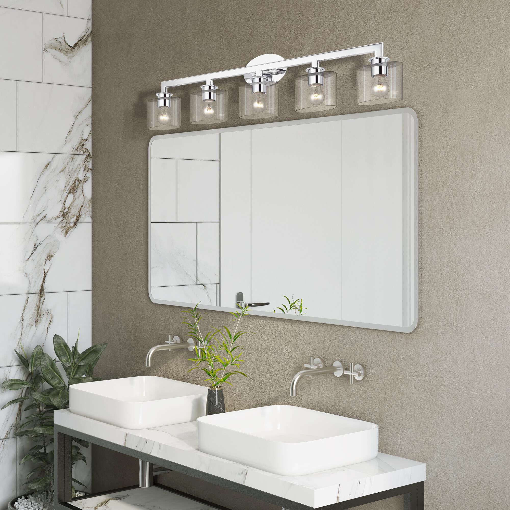 Bernardino 44 Inch Bath Vanity Light by Livex Lighting