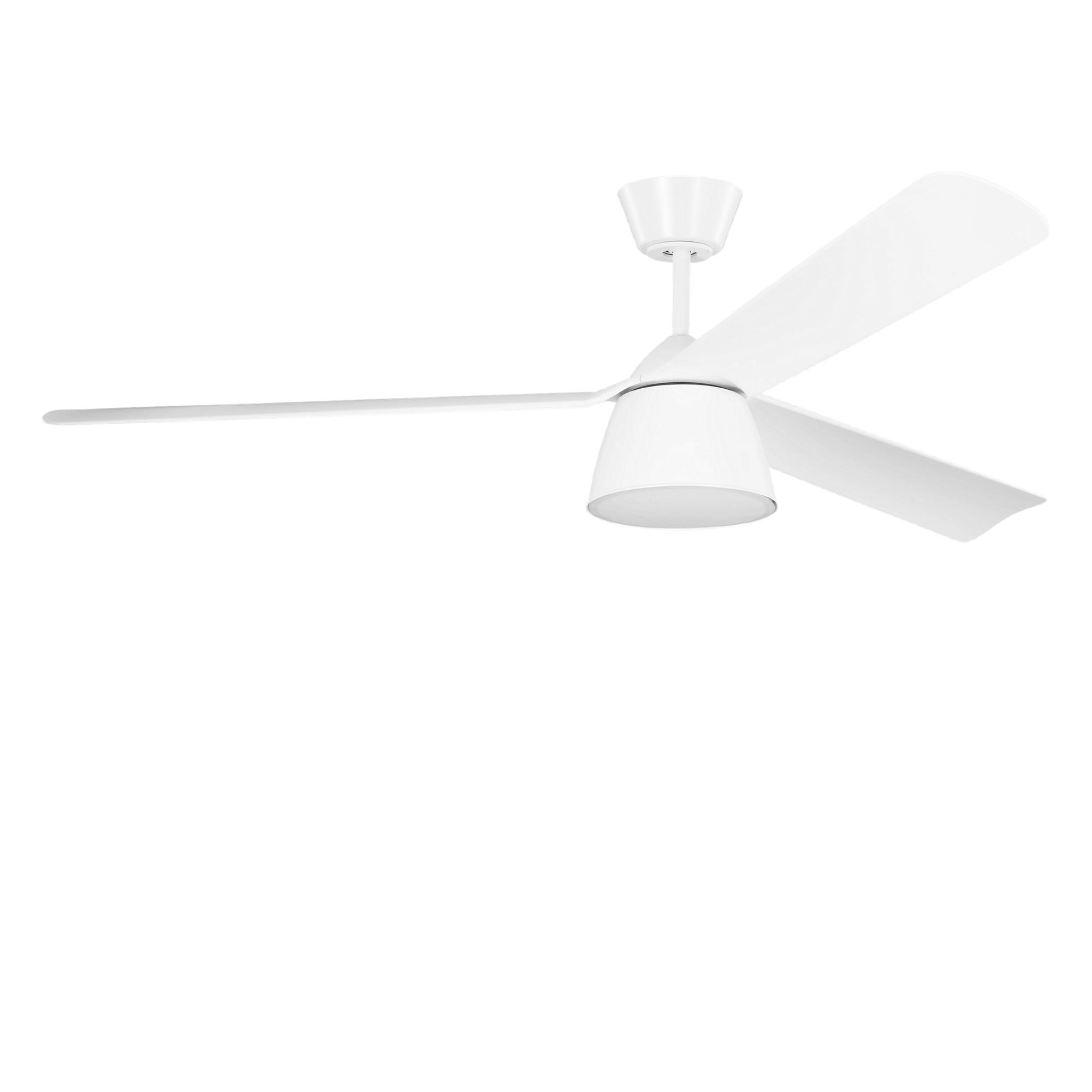 Peter Bristol Studio 60 Inch Ceiling Fan with Light Kit,