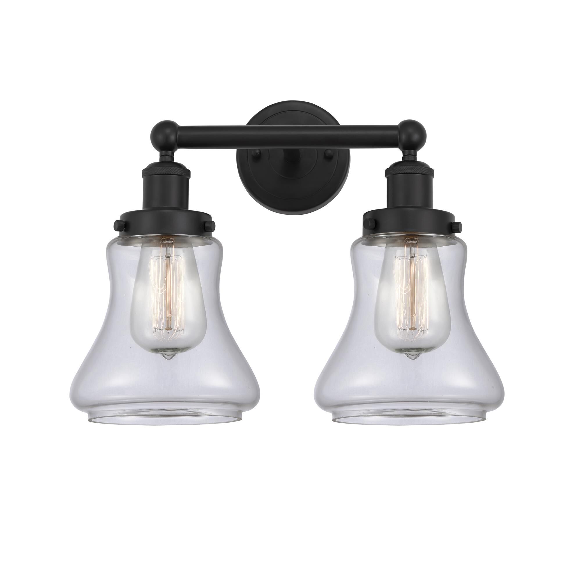 Shown in Matte Black, Clear finish and Clear glass and Clear Glass shade