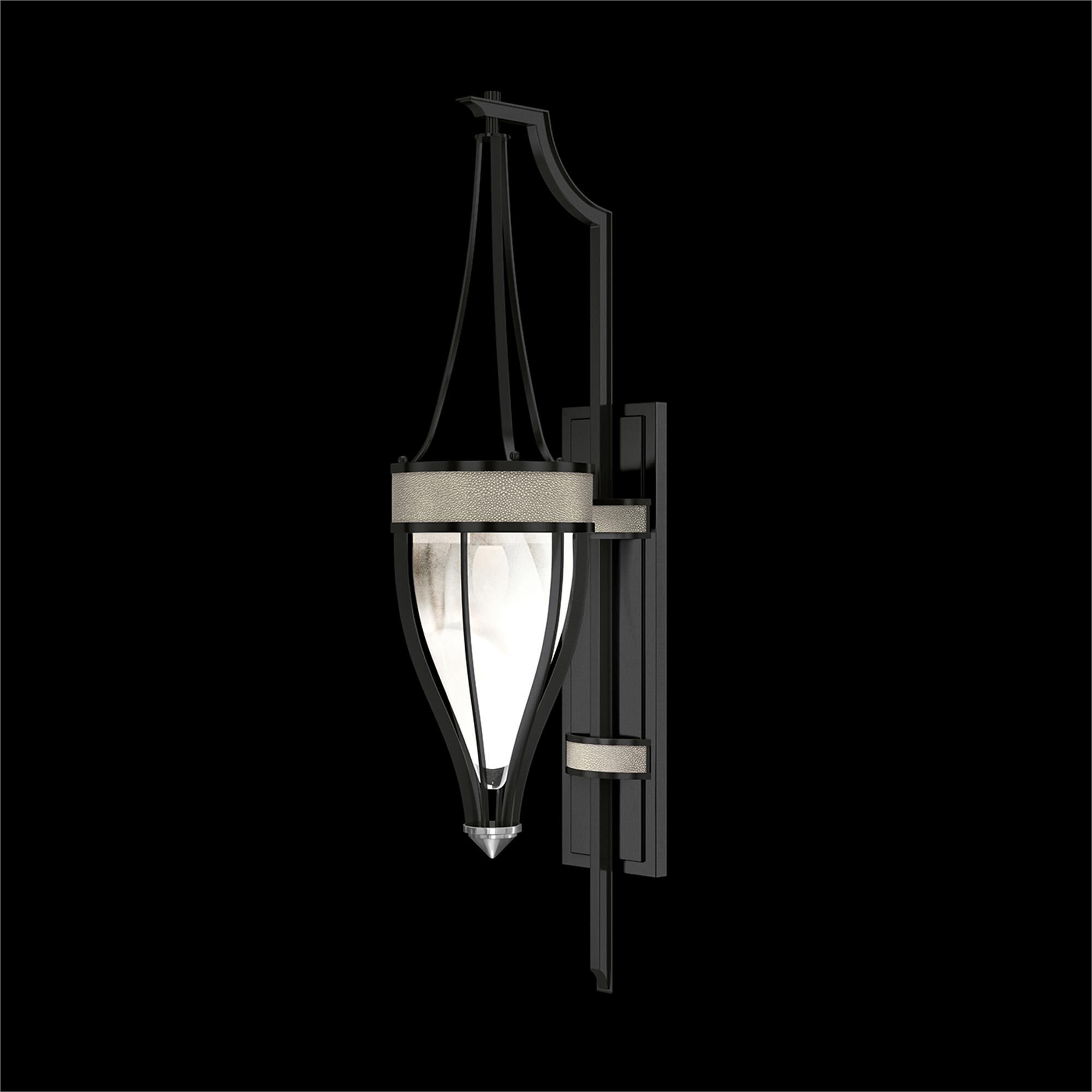 Shown in Black Iron and Nickel  finish and Coco accent