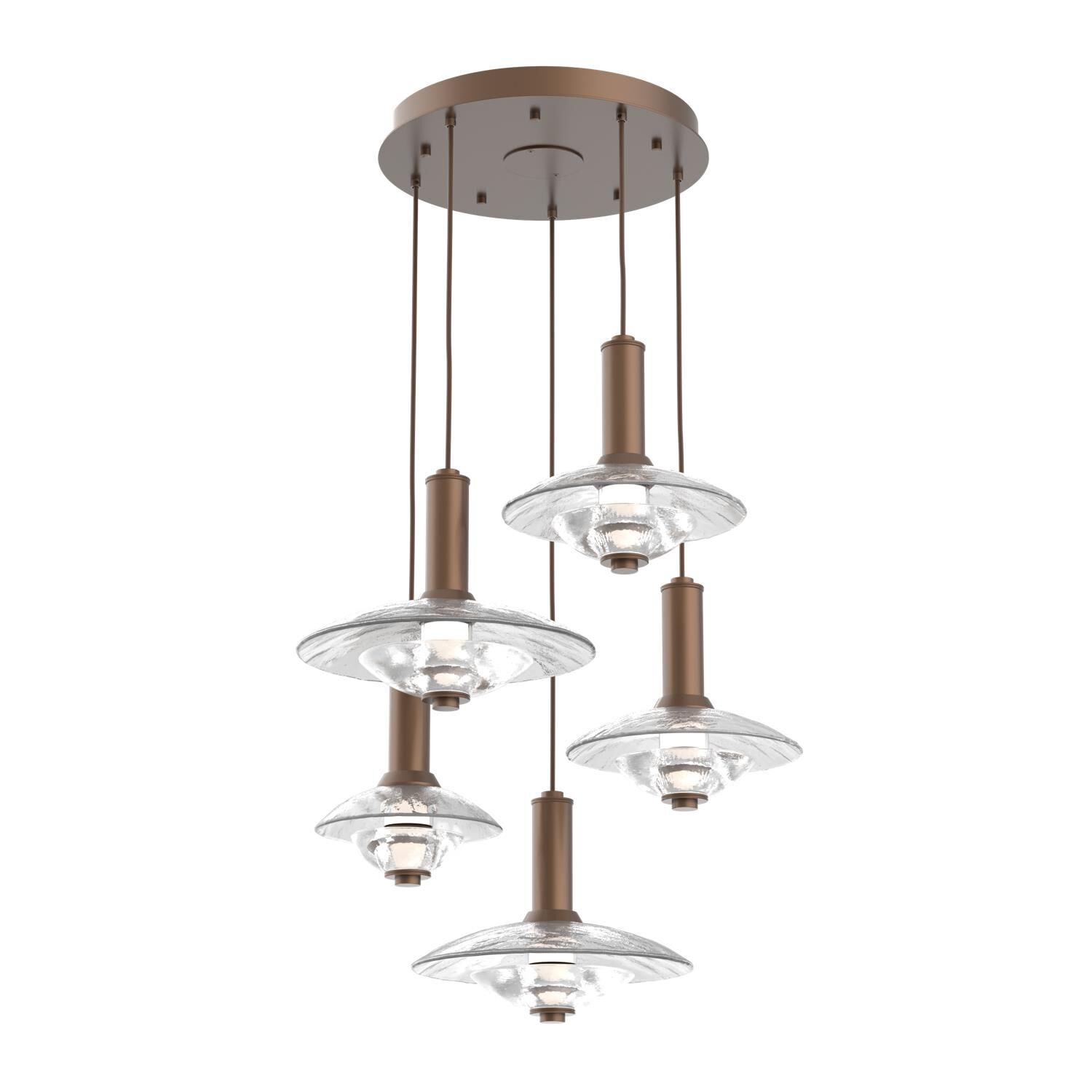 Levi Wilson Cirrus 30 Inch Multi Light Pendant by Hammerton Studio