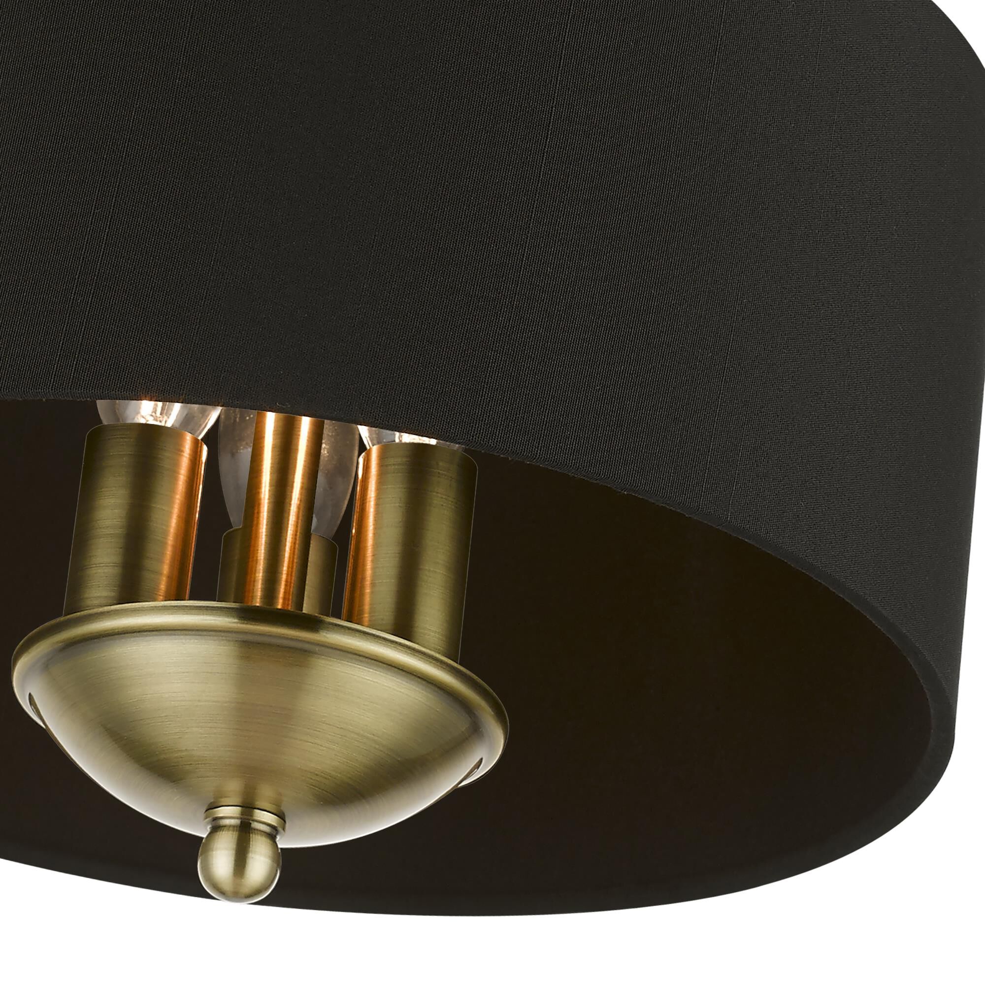 Huntington 3 Light Semi Flush Mount by Livex Lighting