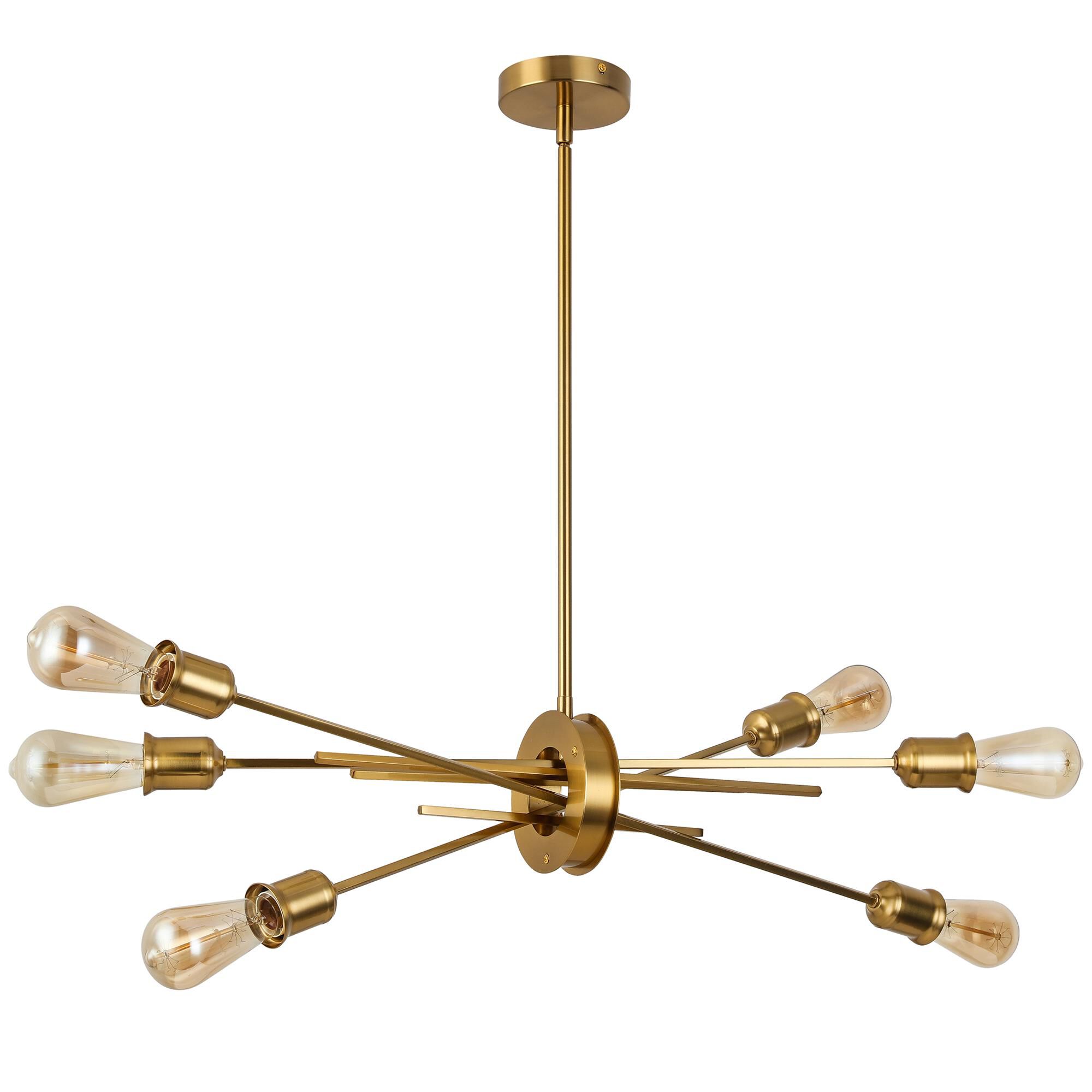 Nebraska 32 Inch 6 Light LED Chandelier by Dainolite