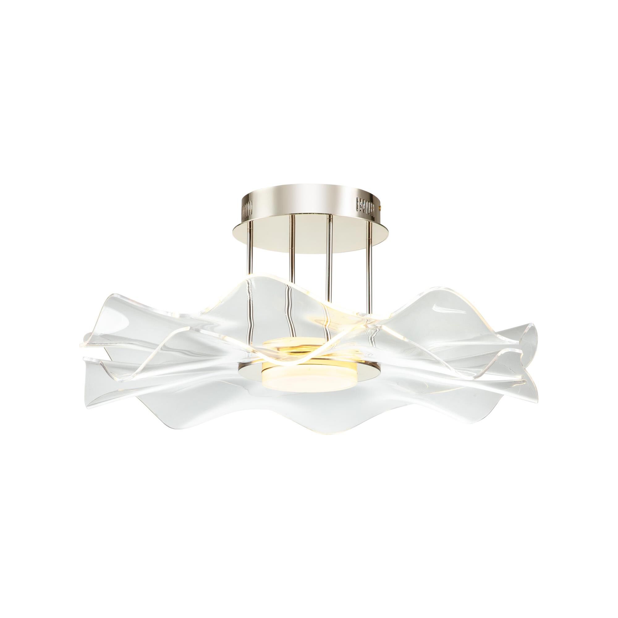 Vetrina 23 Inch Semi Flush Mount by Golden Lighting