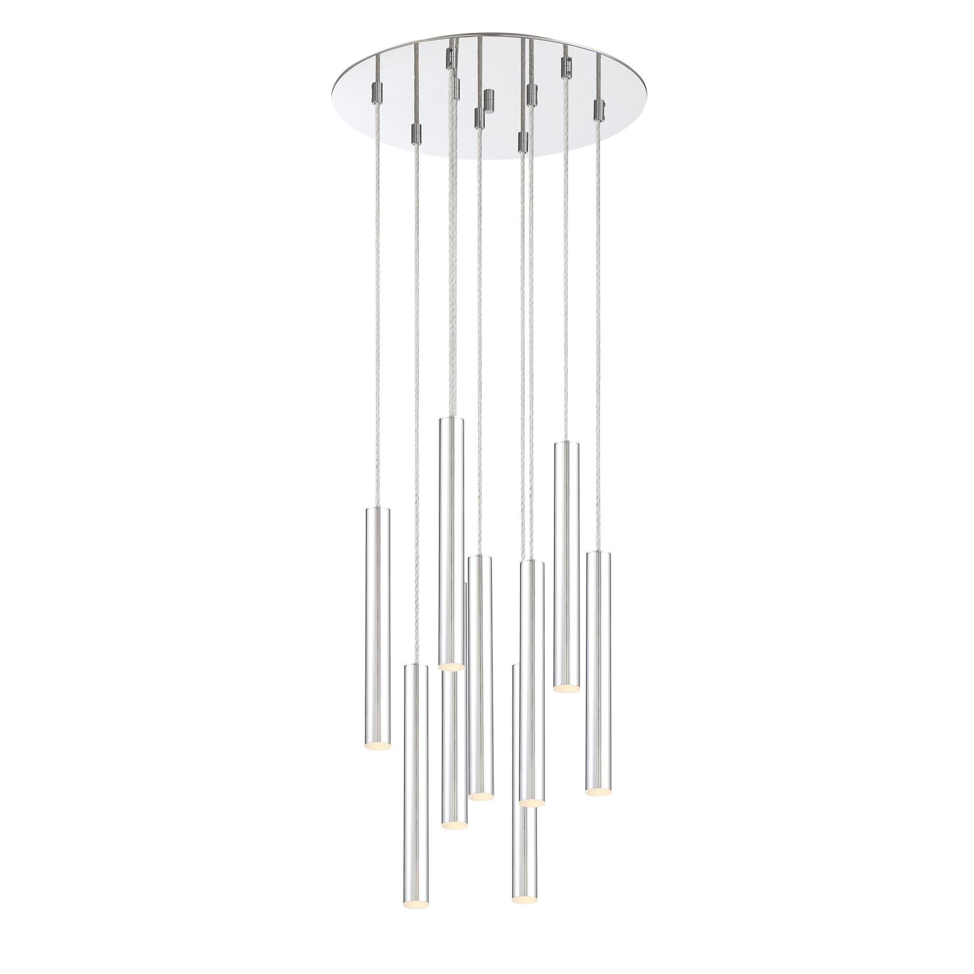 Forest 16 Inch 9 Light LED Linear Suspension Light by Z-Lite