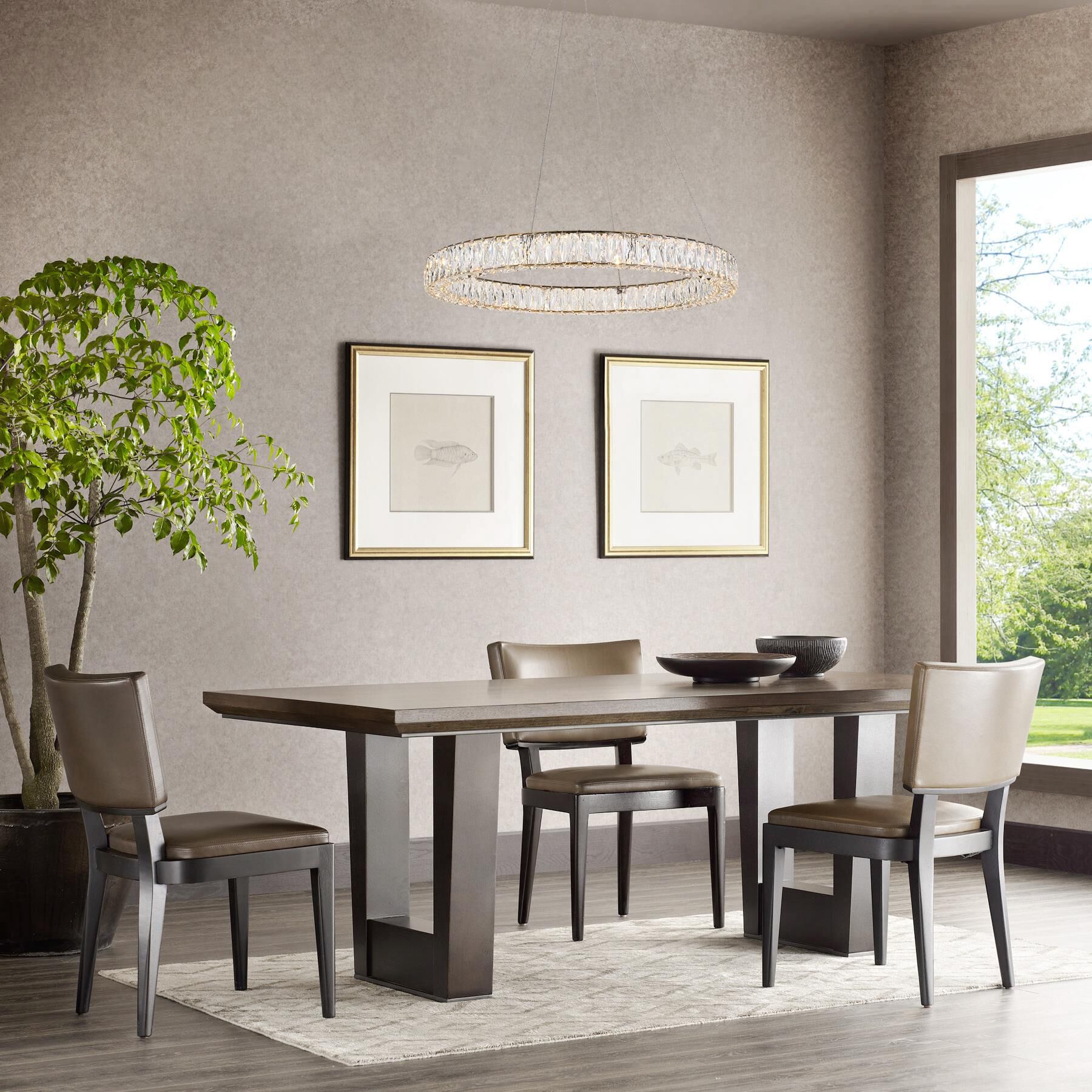 Shown in Gold finish and Clear Royal Cut crystal