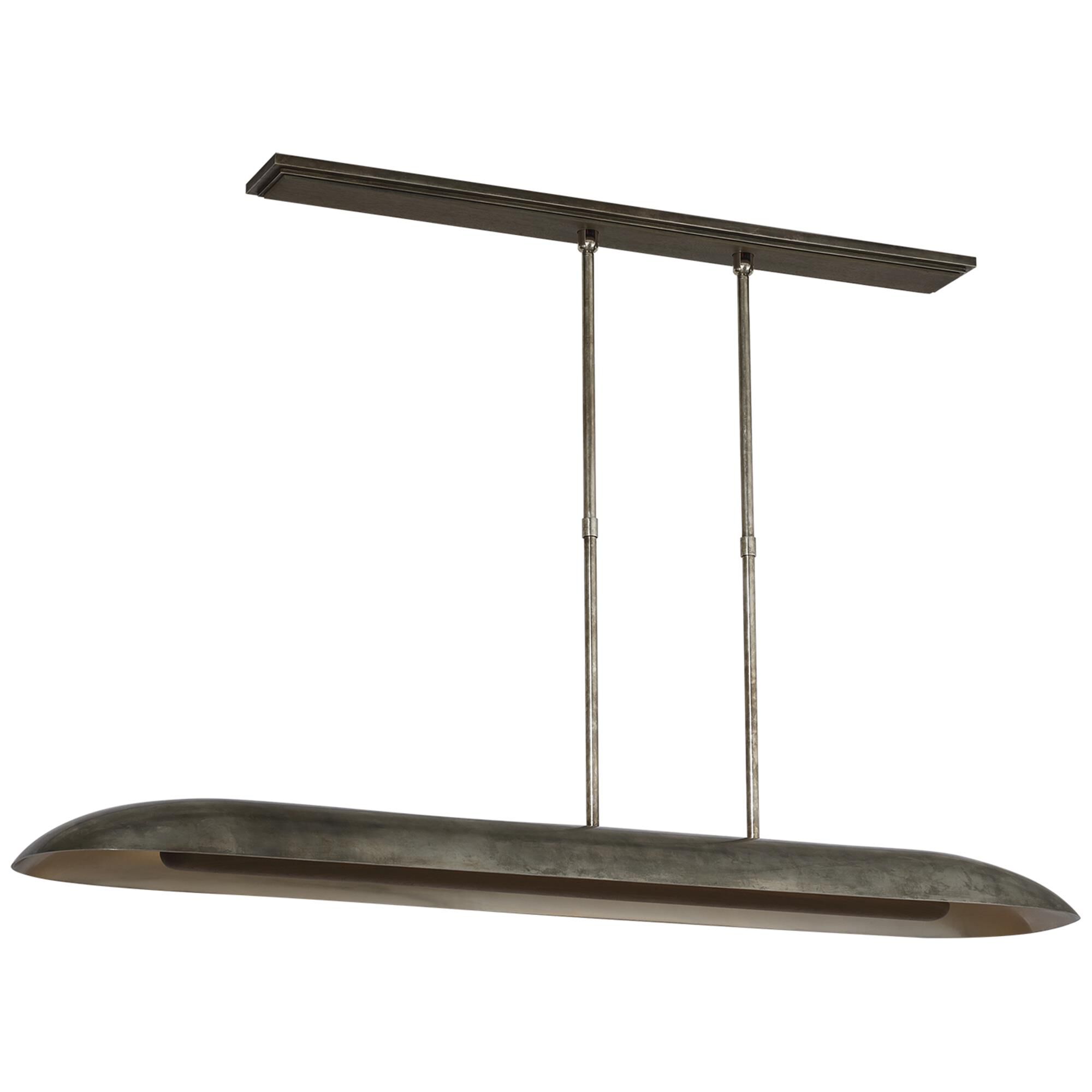 Shown in Mottled Pewter And Warm Walnut finish