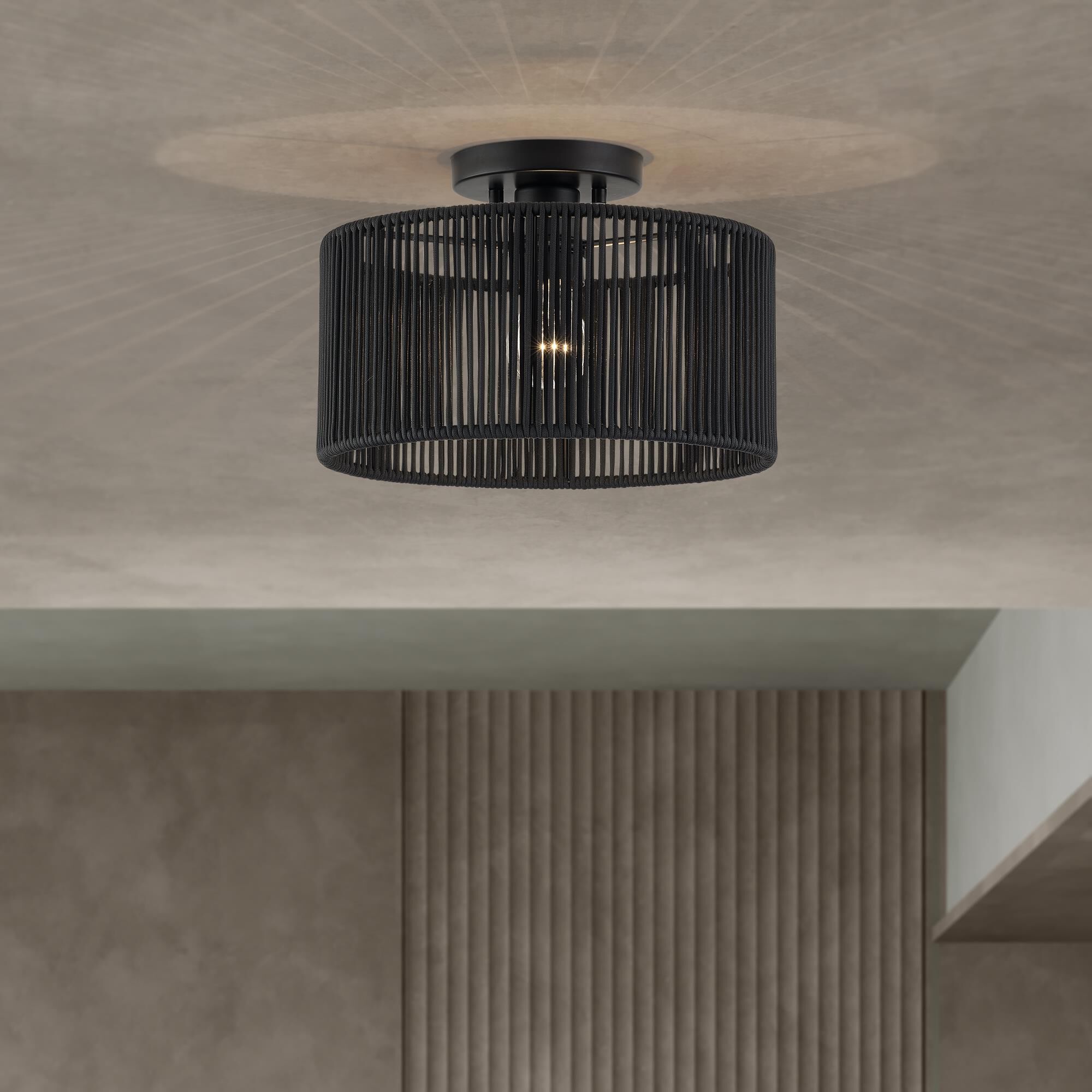 Acordia 12 Inch Semi Flush Mount by Livex Lighting