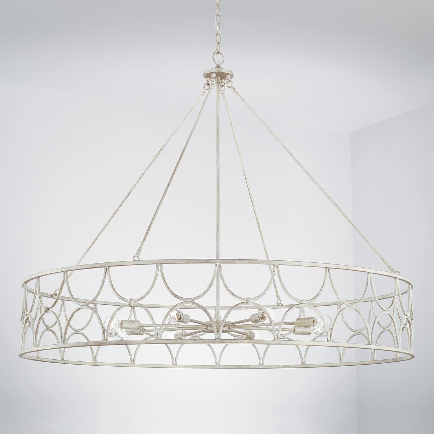 Ricci 48 Inch 8 Light Chandelier by Capital Lighting Fixture Company