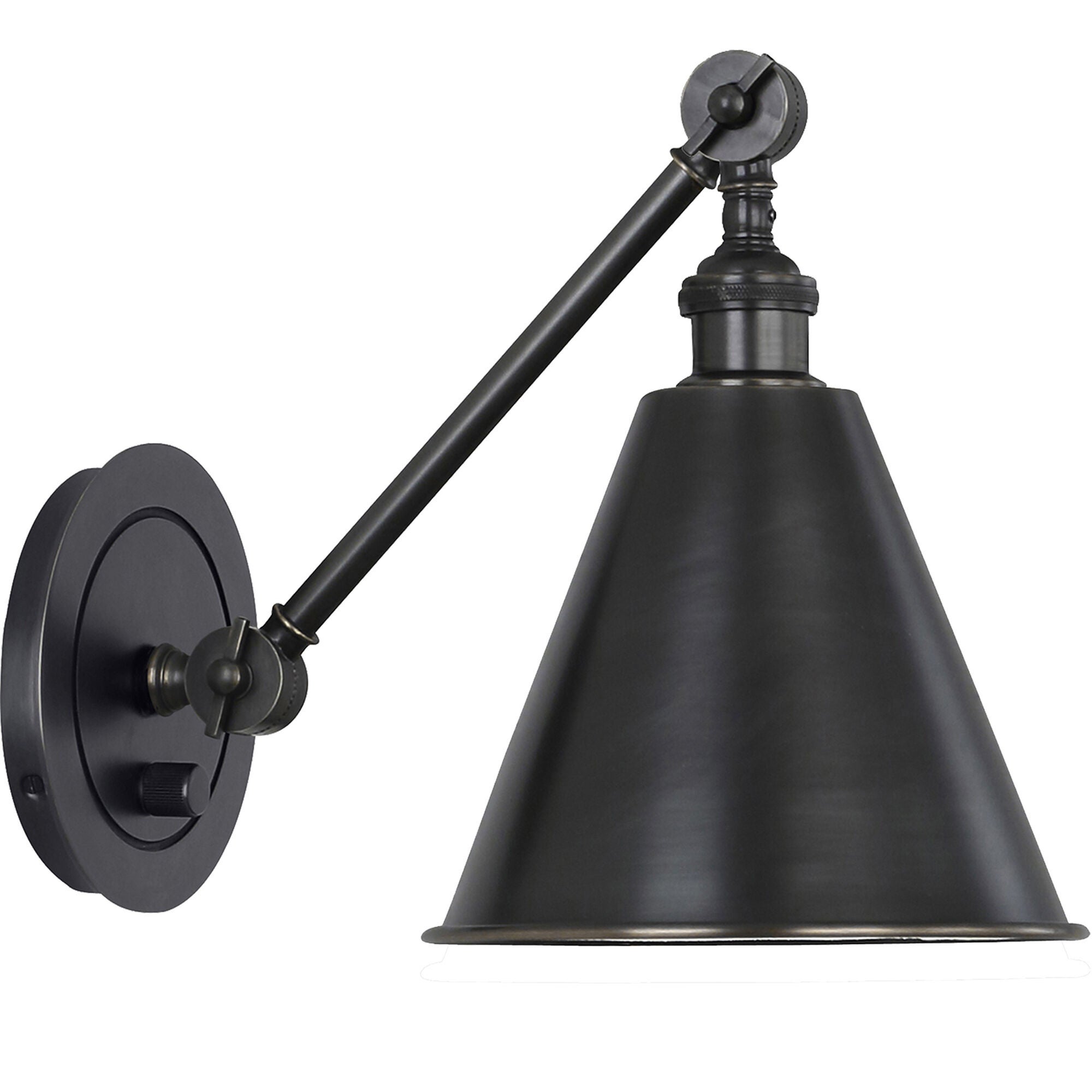 Shown in Deep Patina Bronze finish and Deep Patina Bronze shade