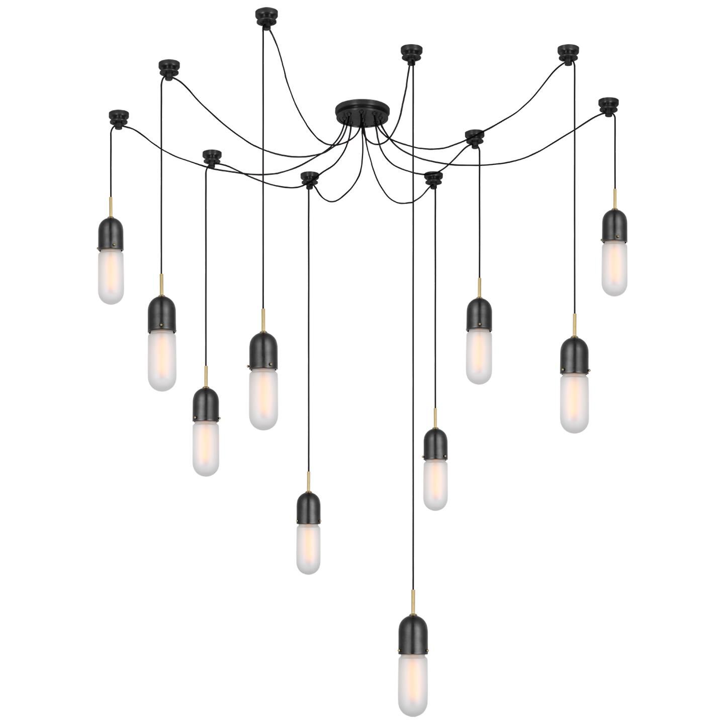 Thomas O'Brien Junio 9 Inch 10 Light LED Multi Light Pendant by Visual Comfort Signature Collection