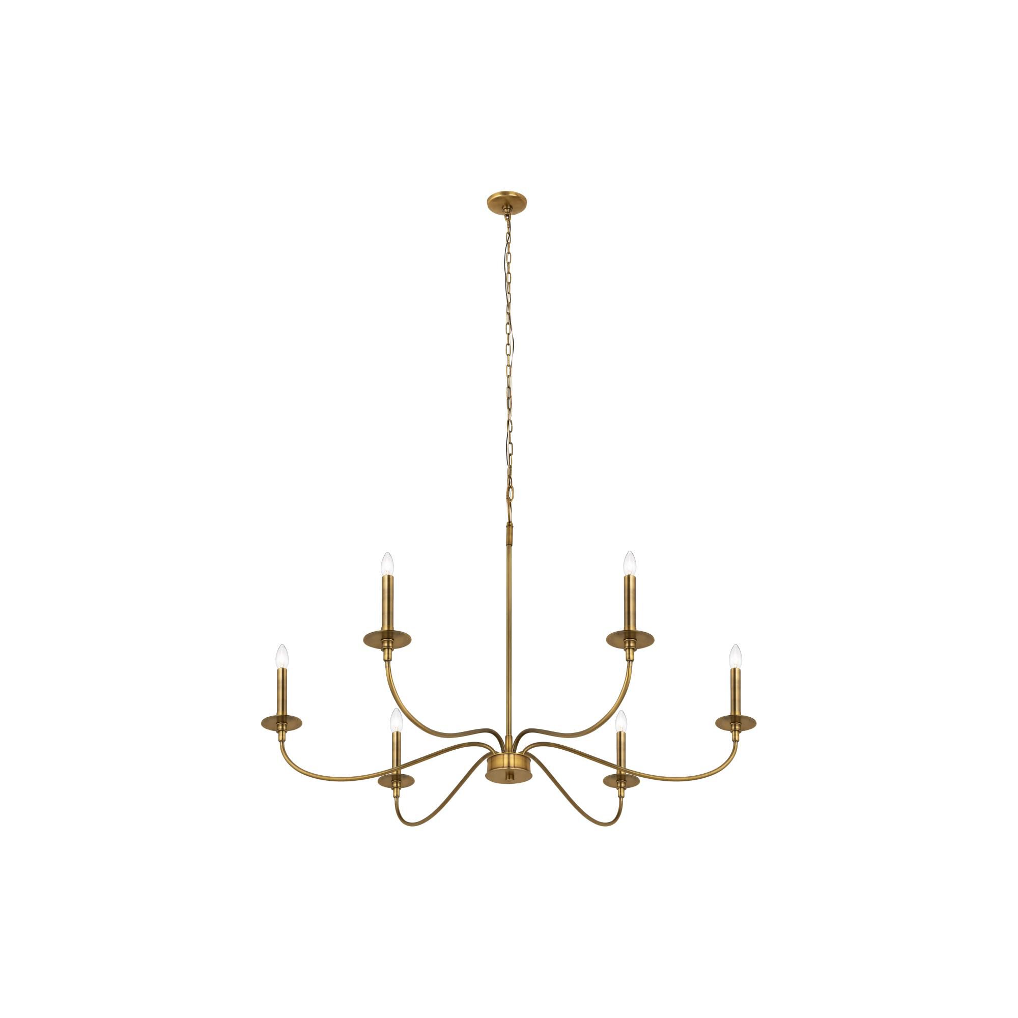 Arrington 42 Inch 6 Light Chandelier by Z-Lite
