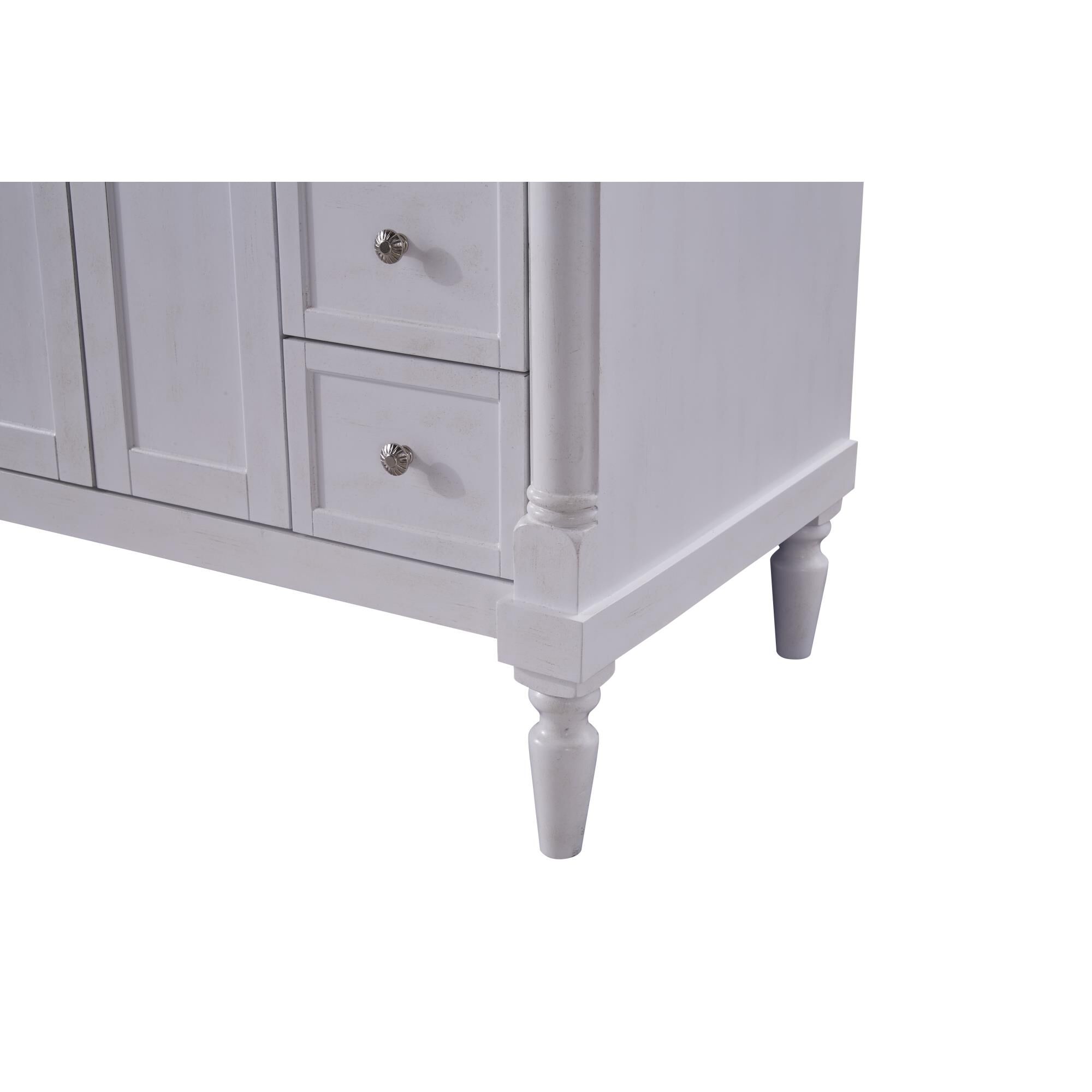 Shown in Antique White finish