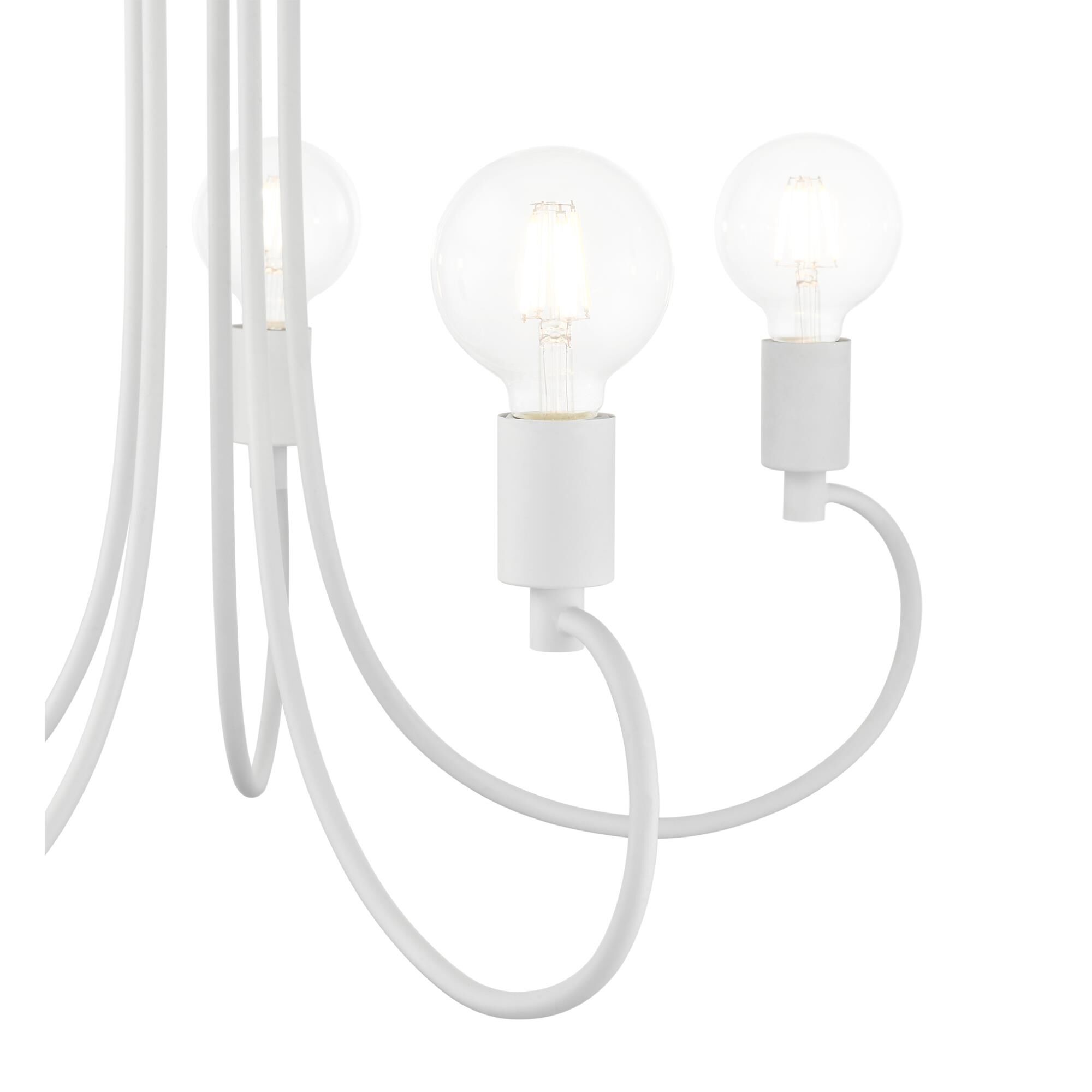 Shown in White finish