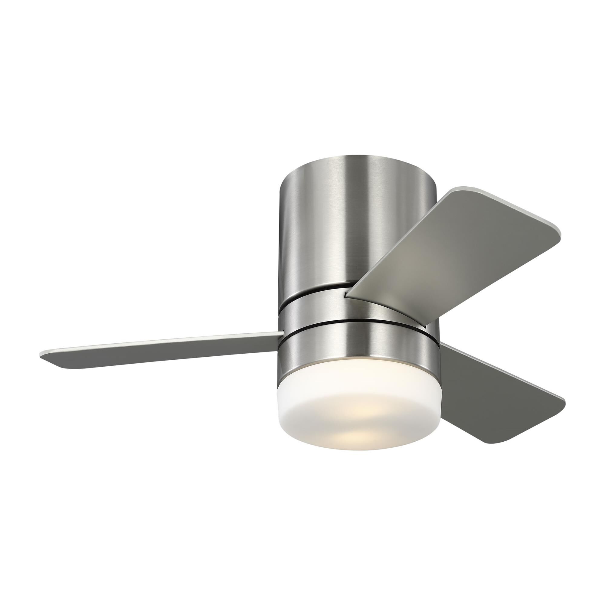Era Hugger 32 Inch Flush Mount Fan with Light Kit,