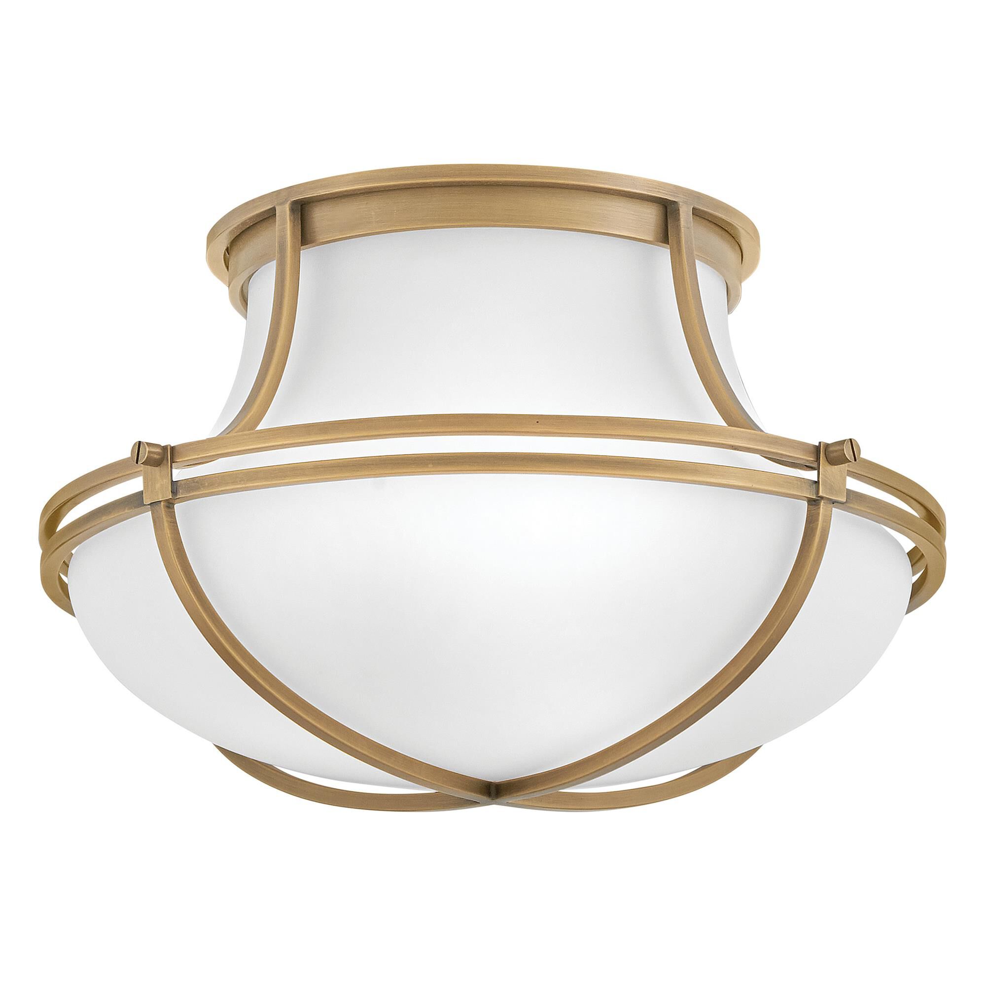 Saddler 15 Inch 3 Light Flush Mount,