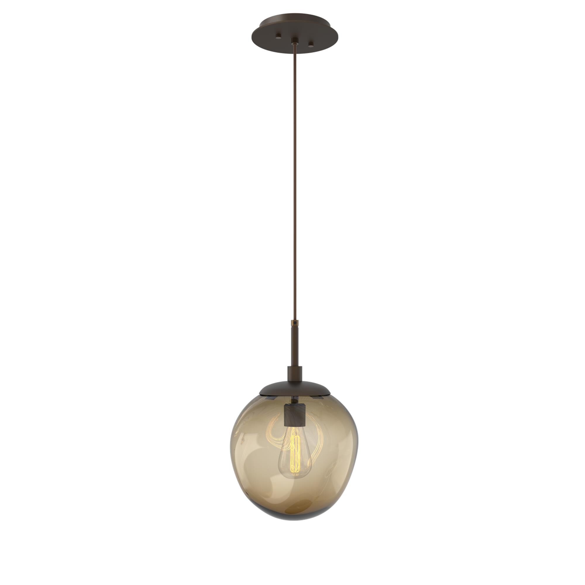 Shown in Flat Bronze finish and Blown Bronze glass