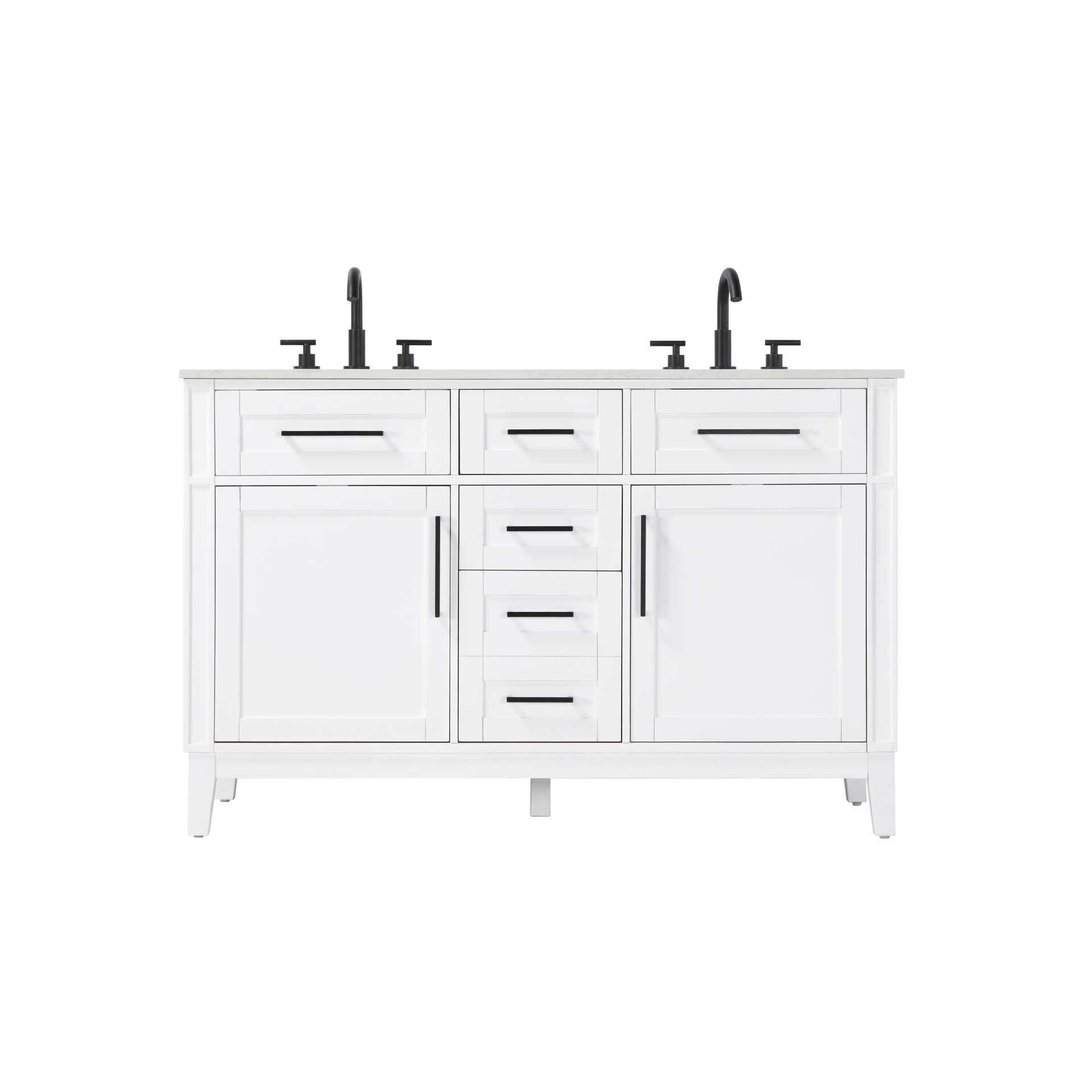 Shown in White finish