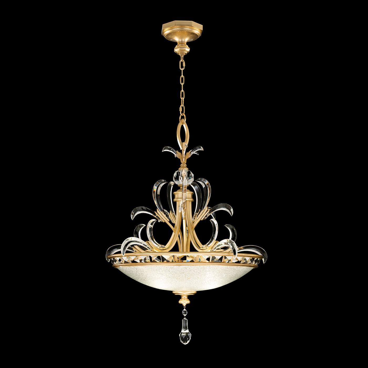 Beveled Arcs Large Pendant by Fine Art Handcrafted Lighting
