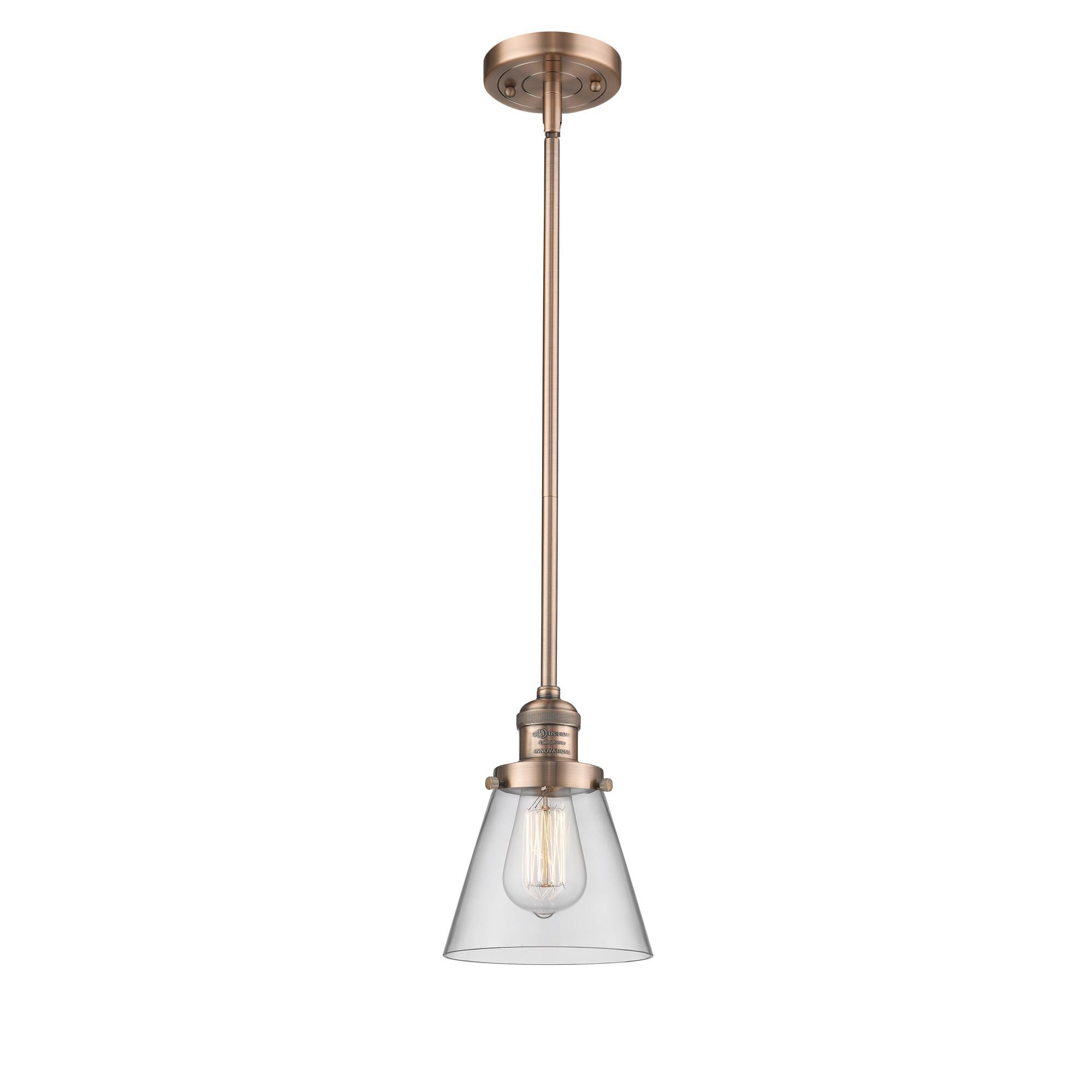 Bruno Marashlian Small Cone 6 Inch Mini Pendant by Innovations Lighting