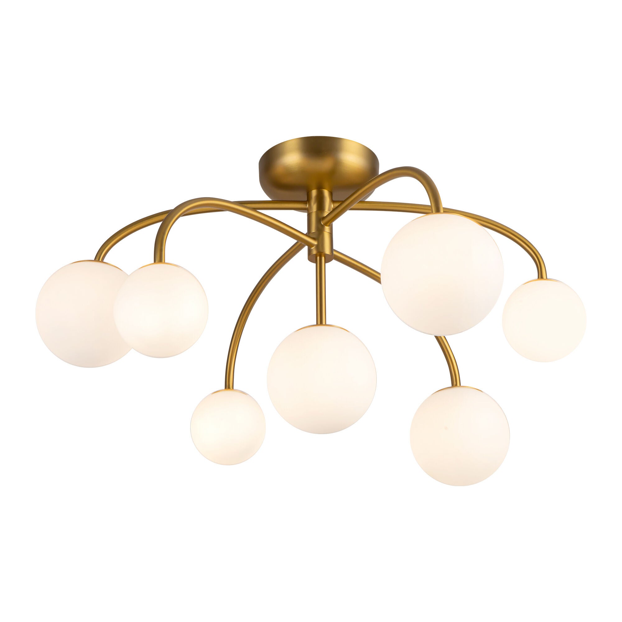 Elisa Carlucci Fiona 27 Inch Semi Flush Mount,