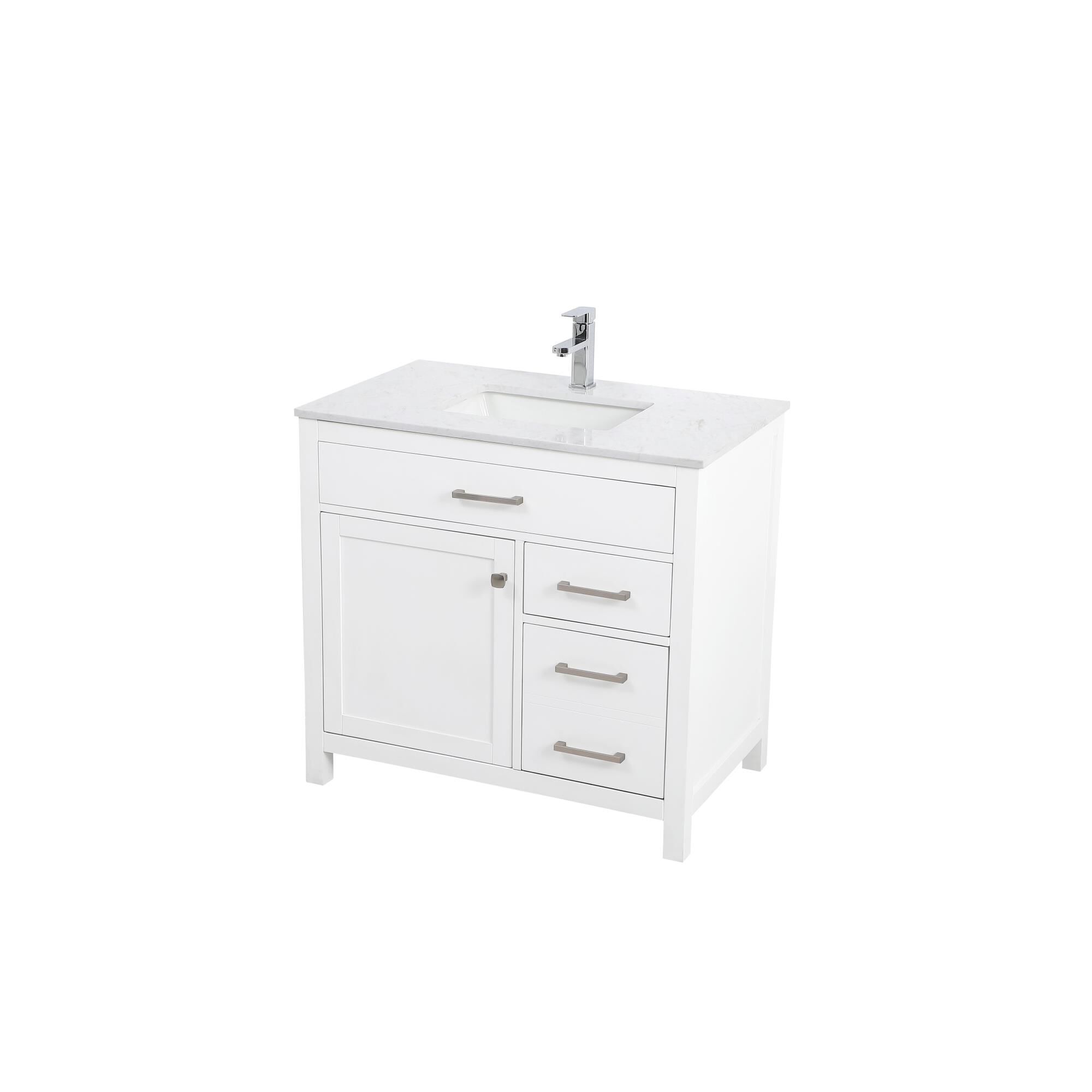 Shown in White finish